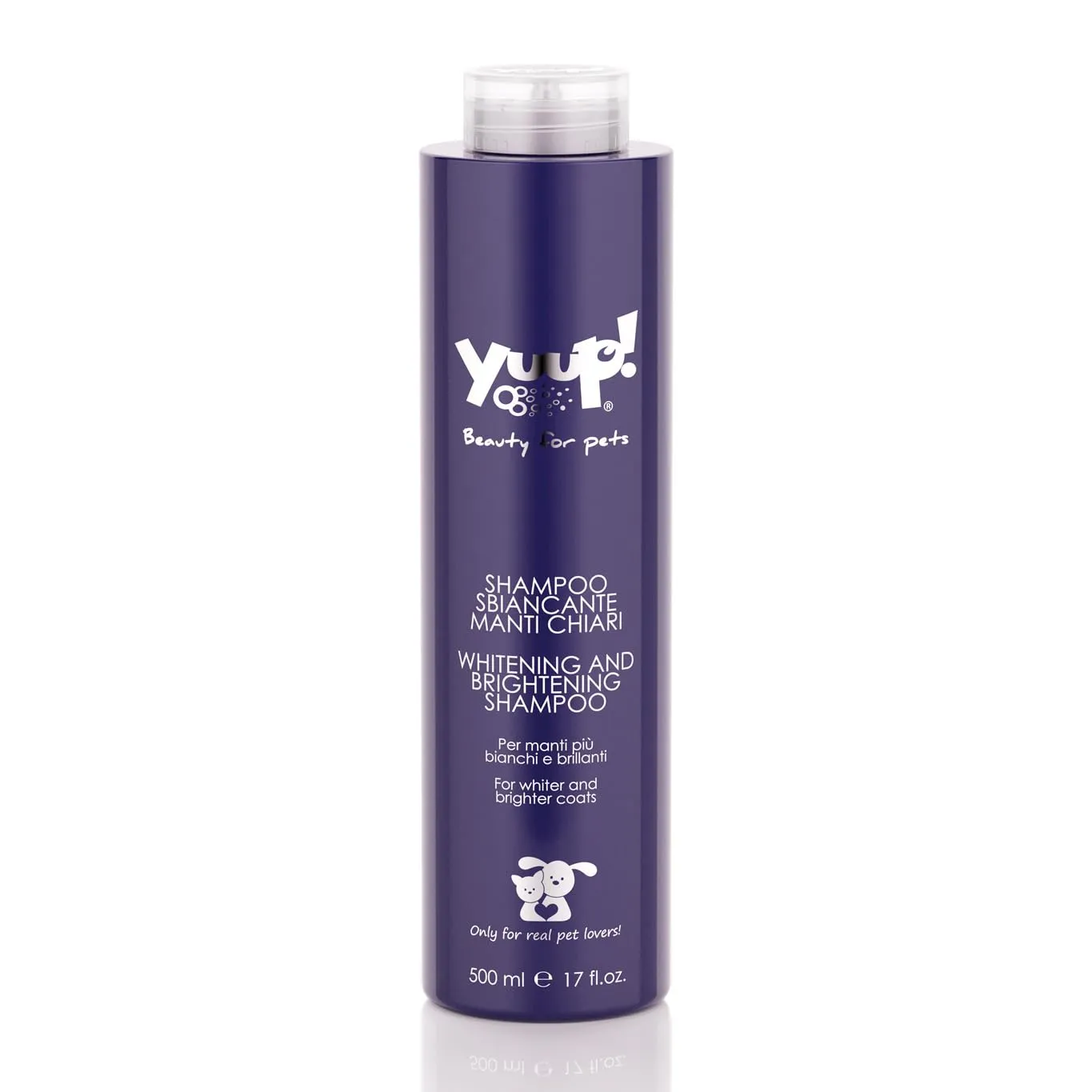 Yuup Shampoo Sbiancante per Manti Chiari per Cani e Gatti, 500 ml - immagine 1