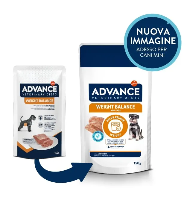 Advance Veterinary Diets Weight Balance Cibo Umido per Cani Multipack 8x150g - immagine 7