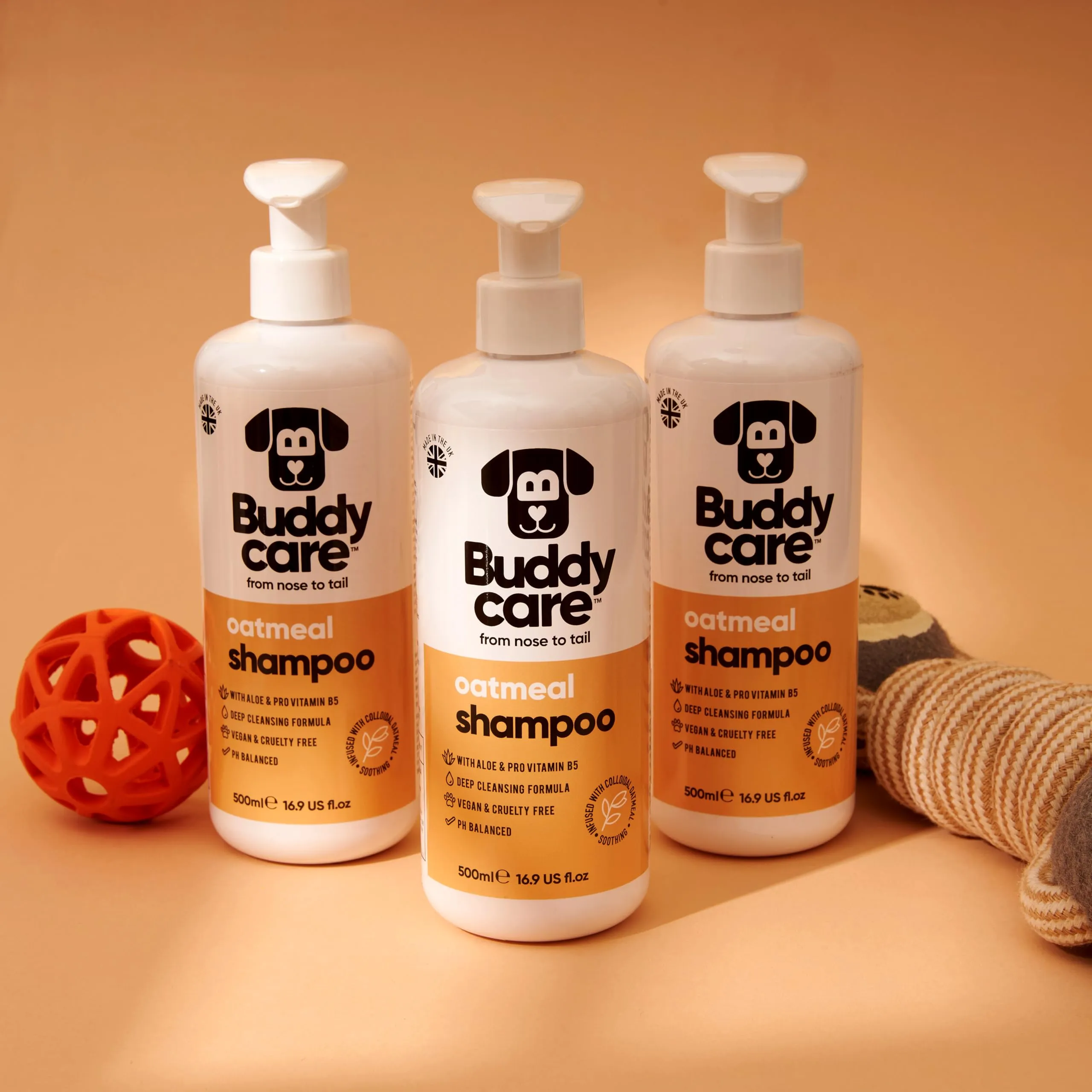 Buddycare Shampoo per Cani alla Farina d'Avena, Aloe Vera e B5 (500ml) - immagine 7