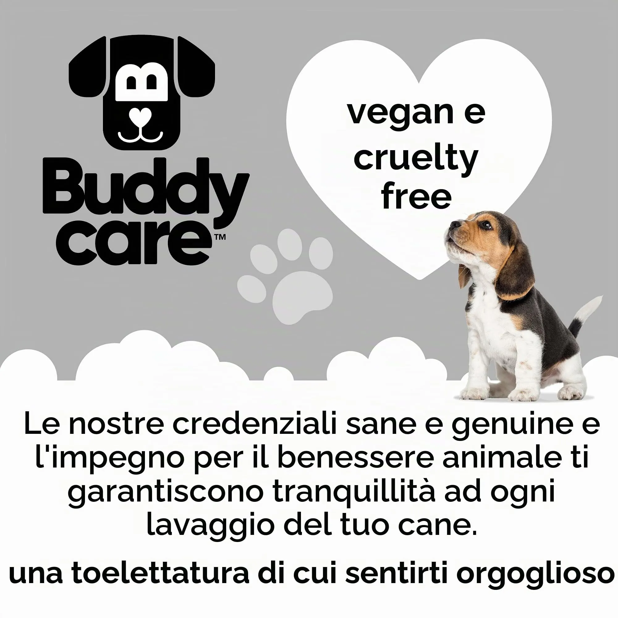 Buddycare Shampoo per cani Derma Sensitive con Aloe Vera e Pro Vitamina B5, 500 ml - immagine 4