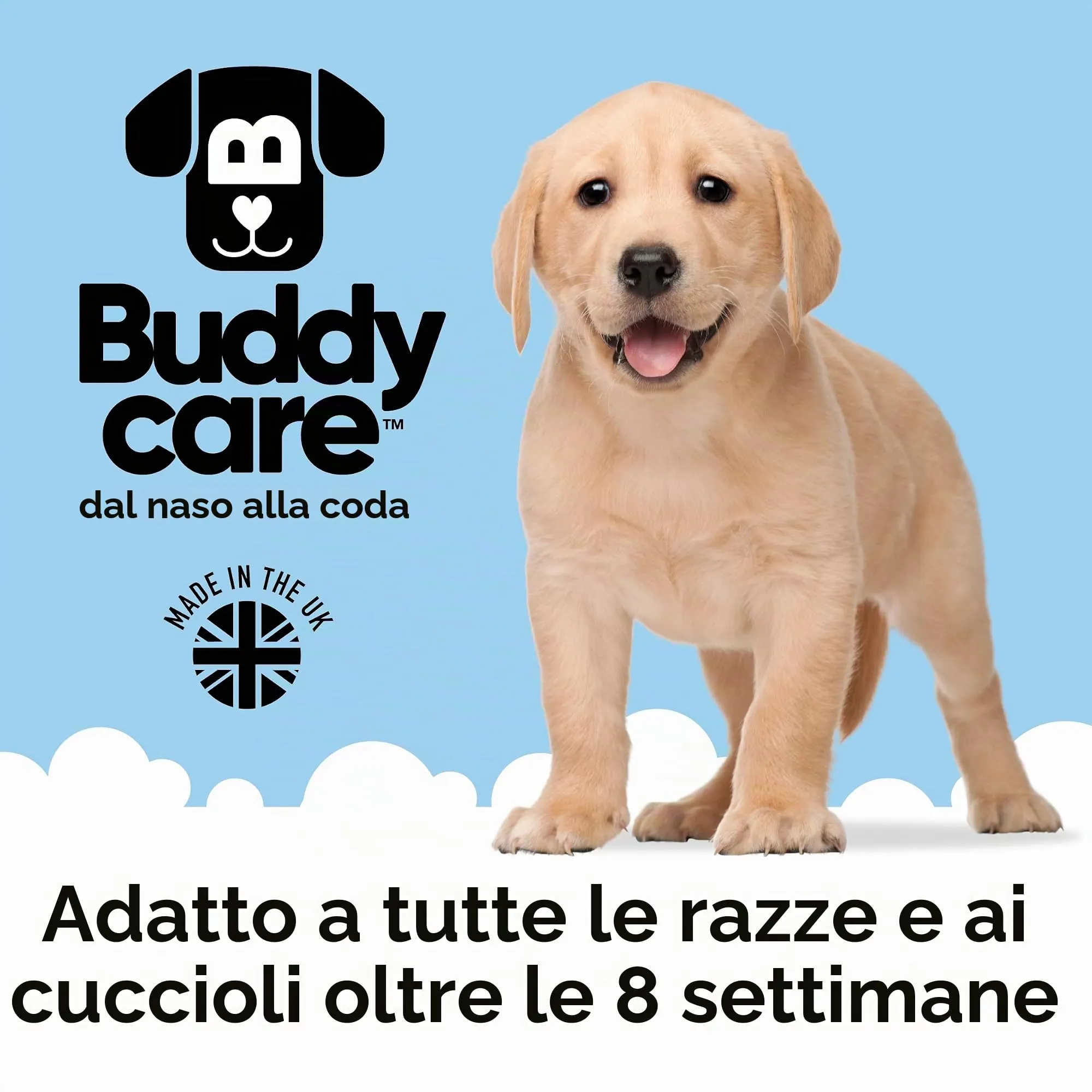 Buddycare Shampoo per cani Derma Sensitive con Aloe Vera e Pro Vitamina B5, 500 ml - immagine 9
