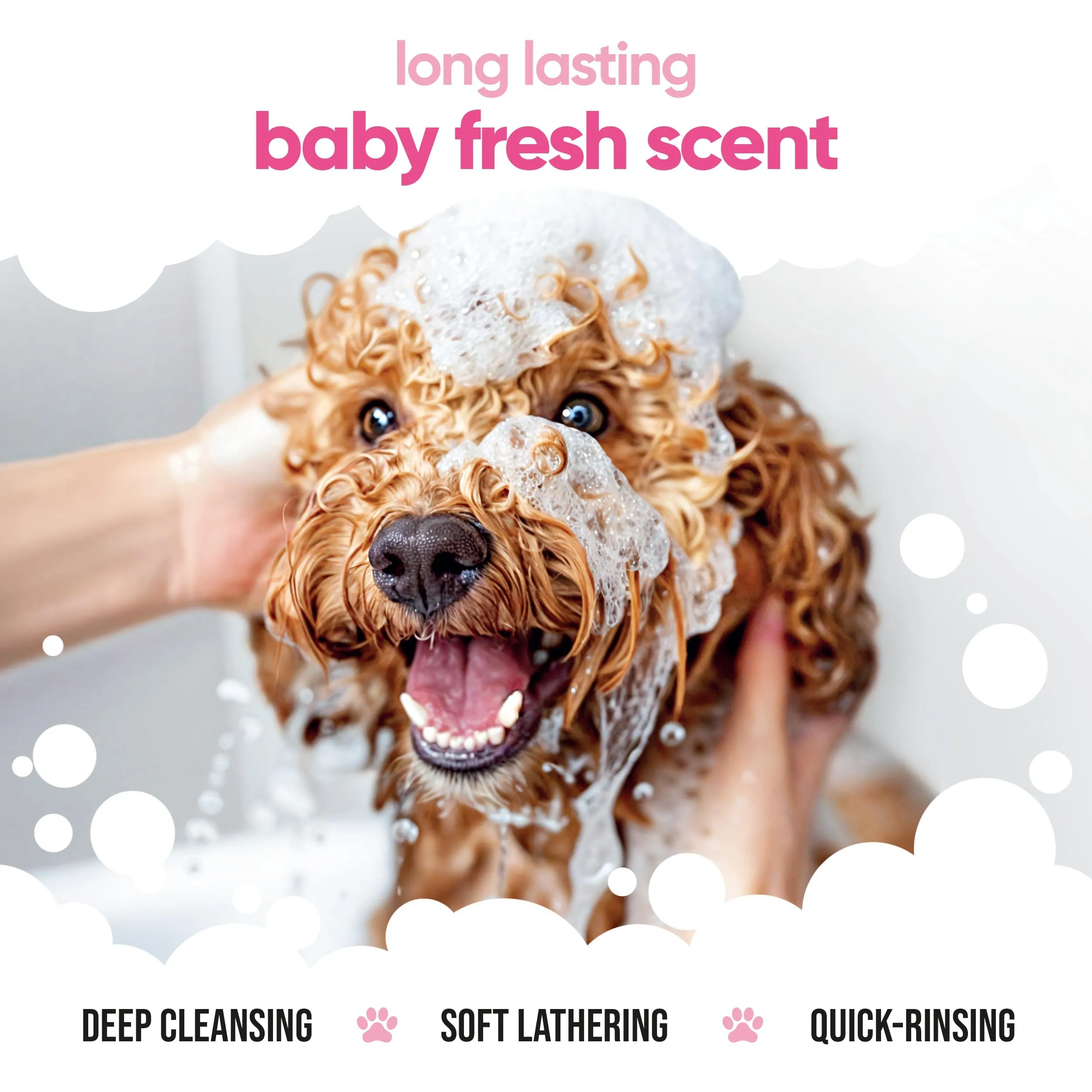 Buddycare Baby Fresh Shampoo per Cani con Aloe Vera e B5, Detergente Profondo (5L) - immagine 4