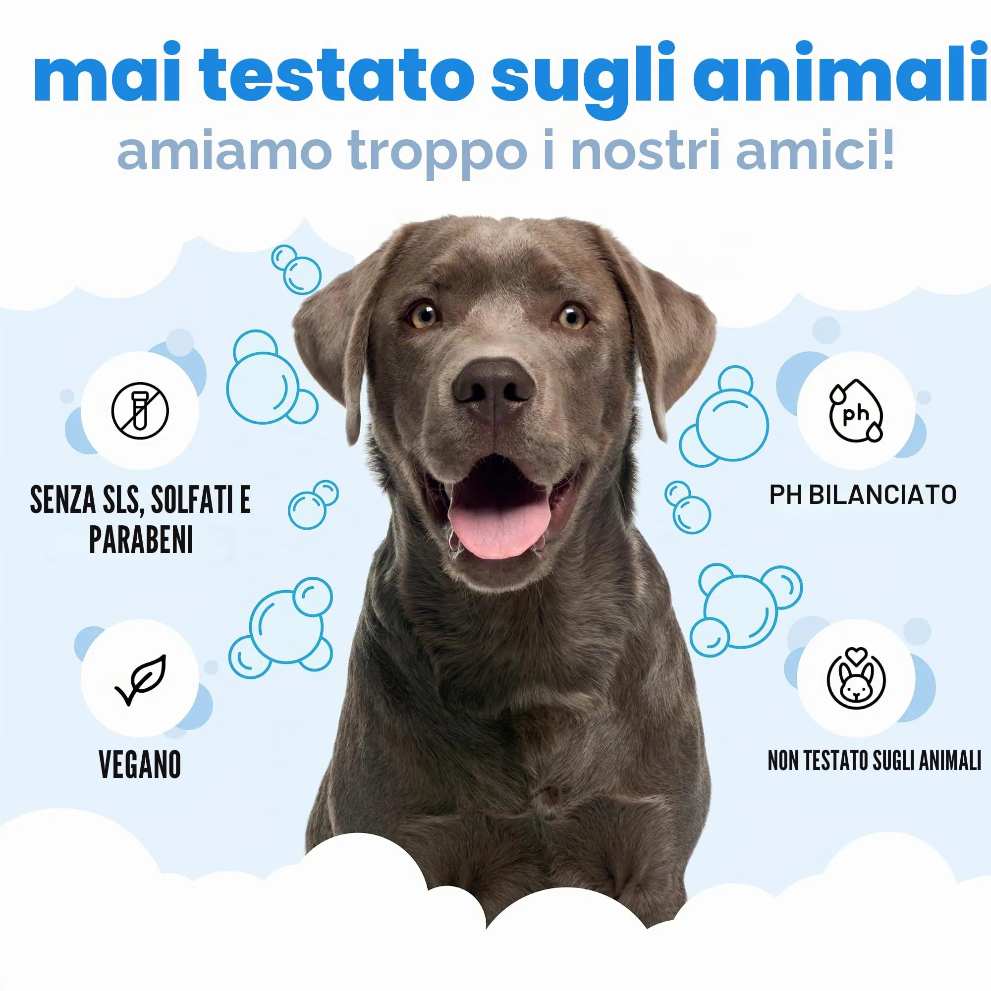 Buddycare Shampoo per cani Bubblegum con Aloe Vera e Pro Vitamina B5, 5L - immagine 5