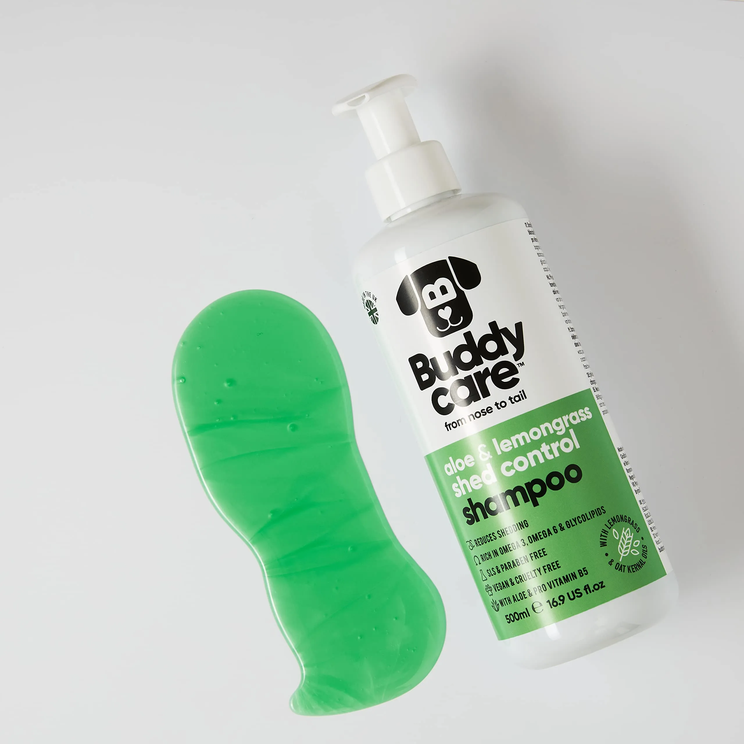 Buddycare Shampoo per cani Shed Control con Aloe Vera, Citronella e Pro Vitamina B5, 500 ml - immagine 7
