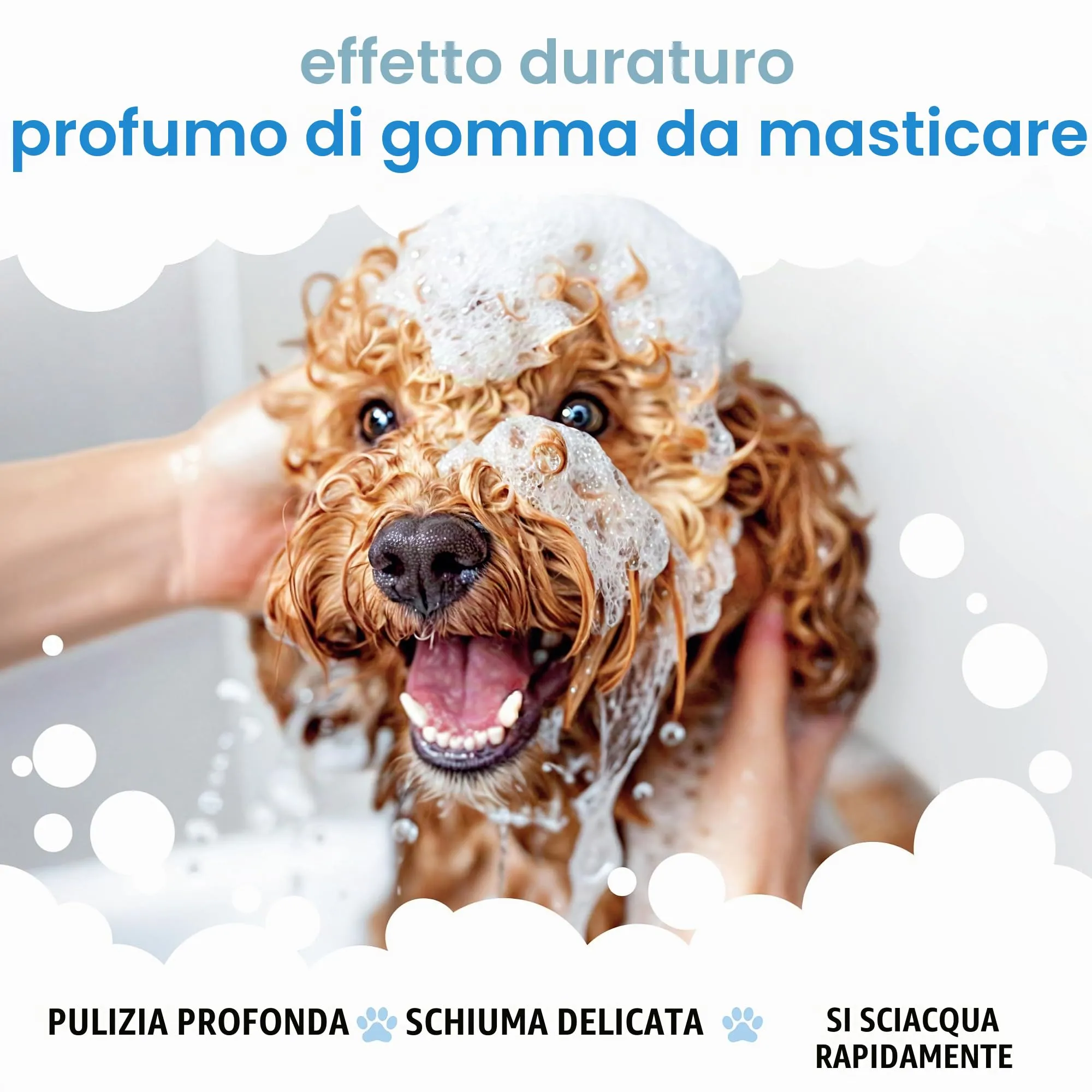 Buddycare Shampoo per cani Bubblegum con Aloe Vera e Pro Vitamina B5, 500 ml - immagine 4