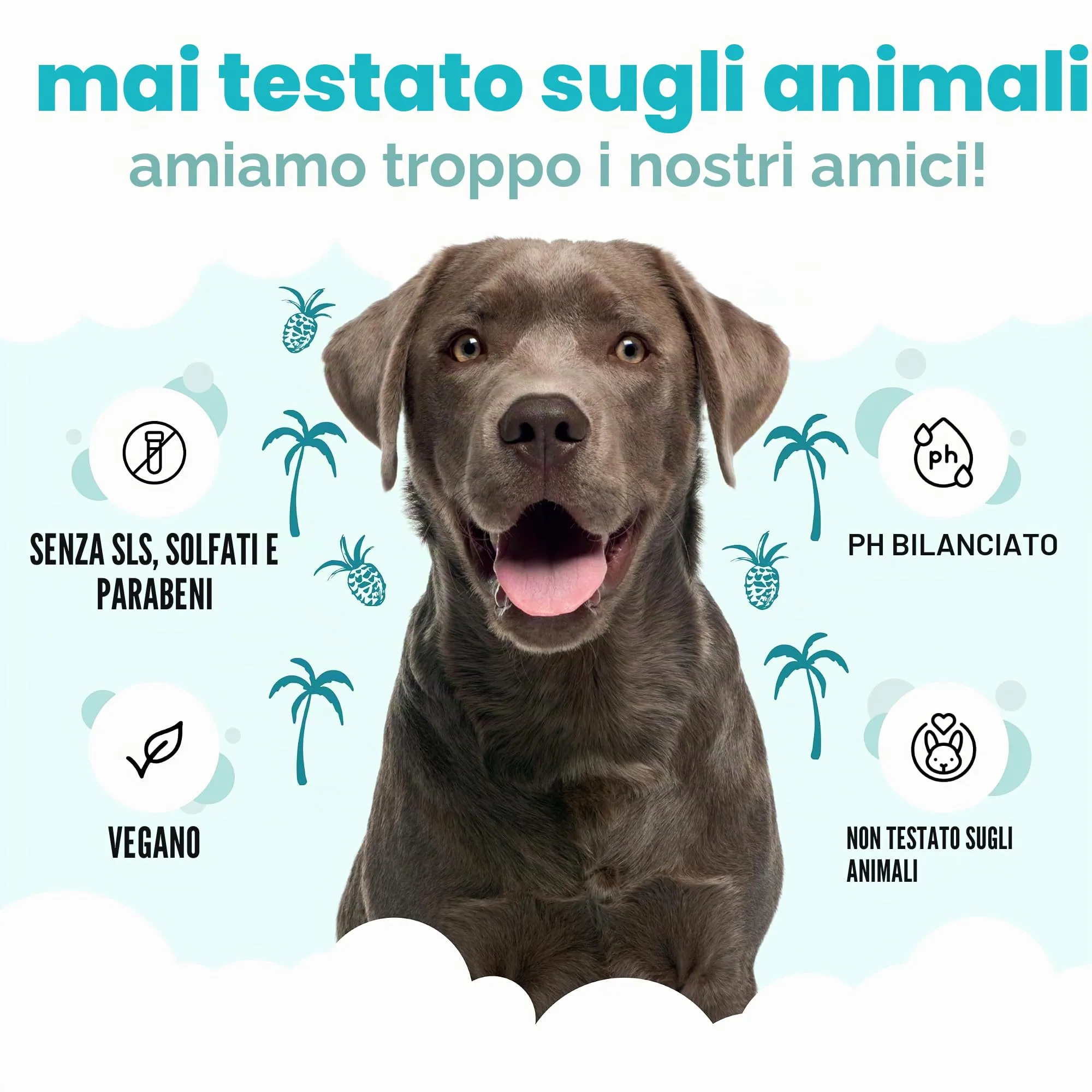 Buddycare Tropical Dog Shampoo with Aloe Vera and Pro Vitamin B5, 500 ml - immagine 5