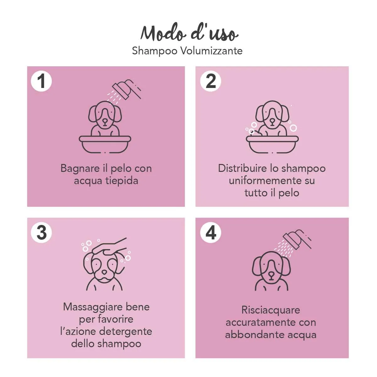 Yuup Shampoo Volumizzante per Cani e Gatti, 500 ml - immagine 3
