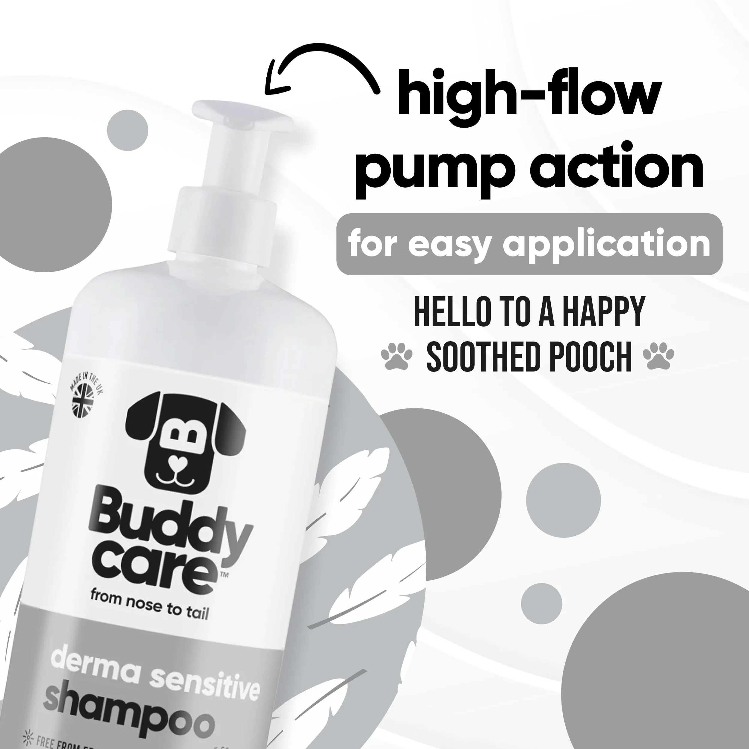 Buddycare Derma Sensitive Shampoo per cani pelli sensibili con aloe vera e pro vitamina B5, 1L - immagine 6