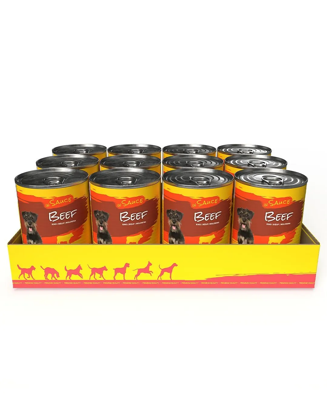 JosiDog Manzo in salsa per cani adulti, 12 x 415 g - immagine 1