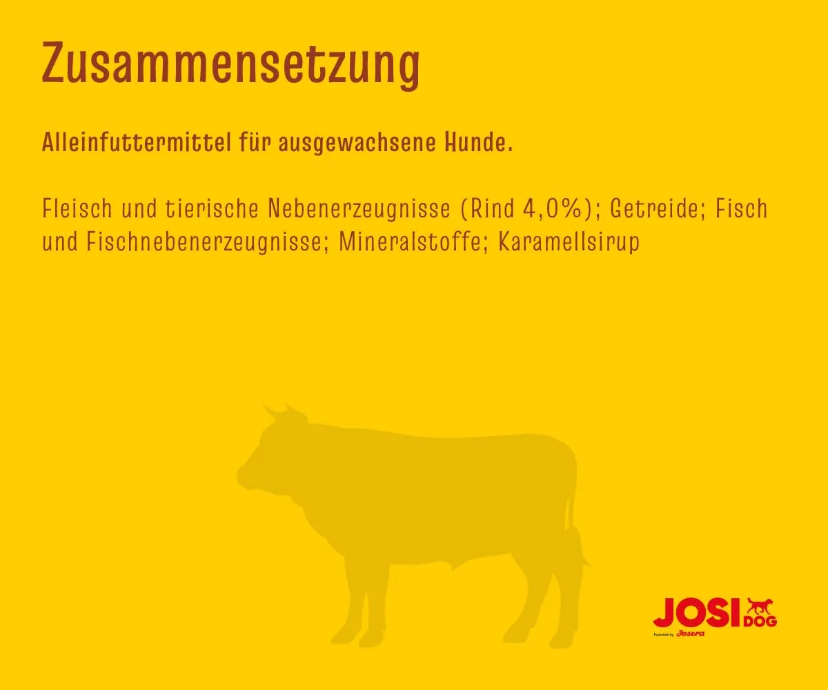 JosiDog Manzo in salsa per cani adulti, 12 x 415 g - immagine 5