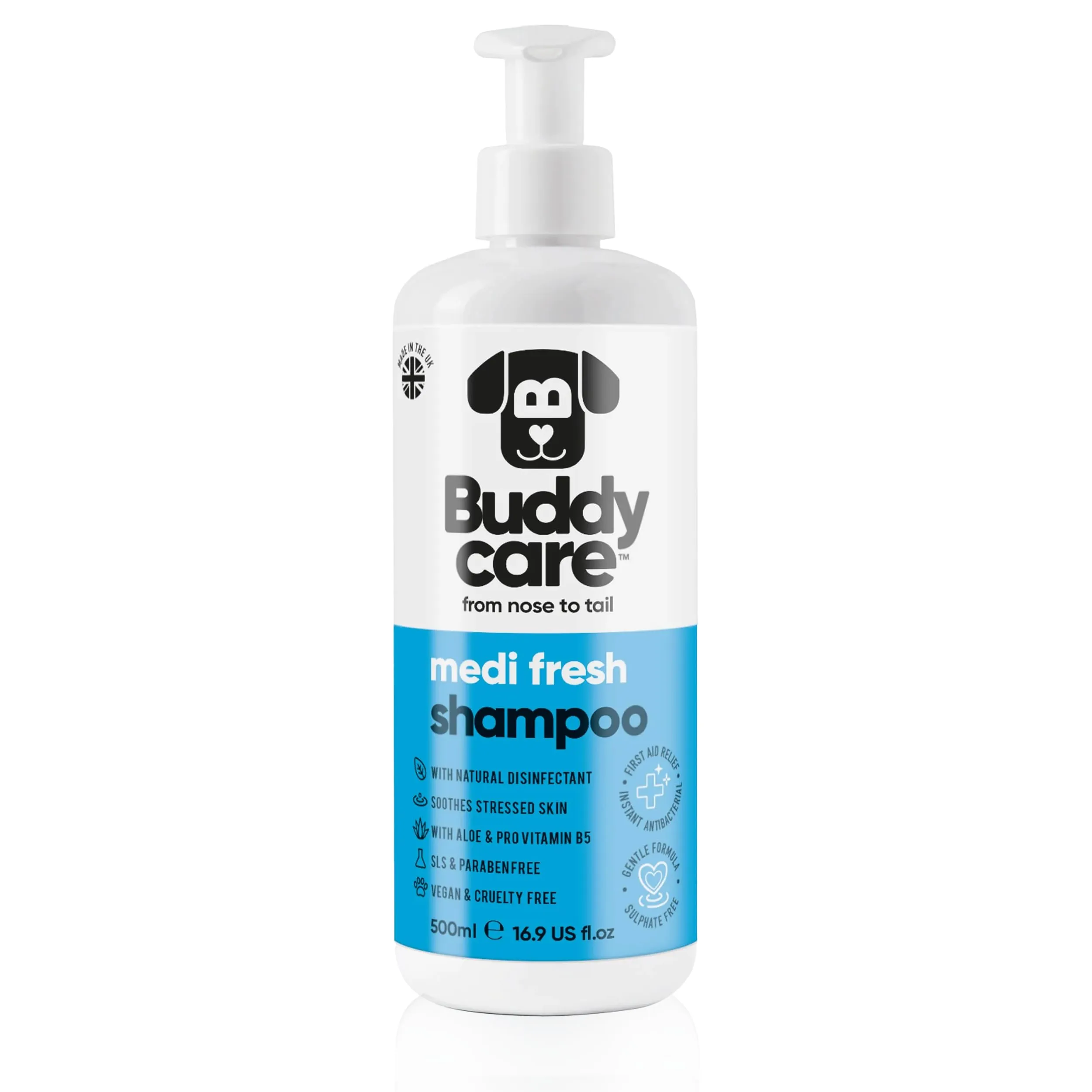 Buddycare Shampoo Medi Fresh per Cani, 500 ml - immagine 1