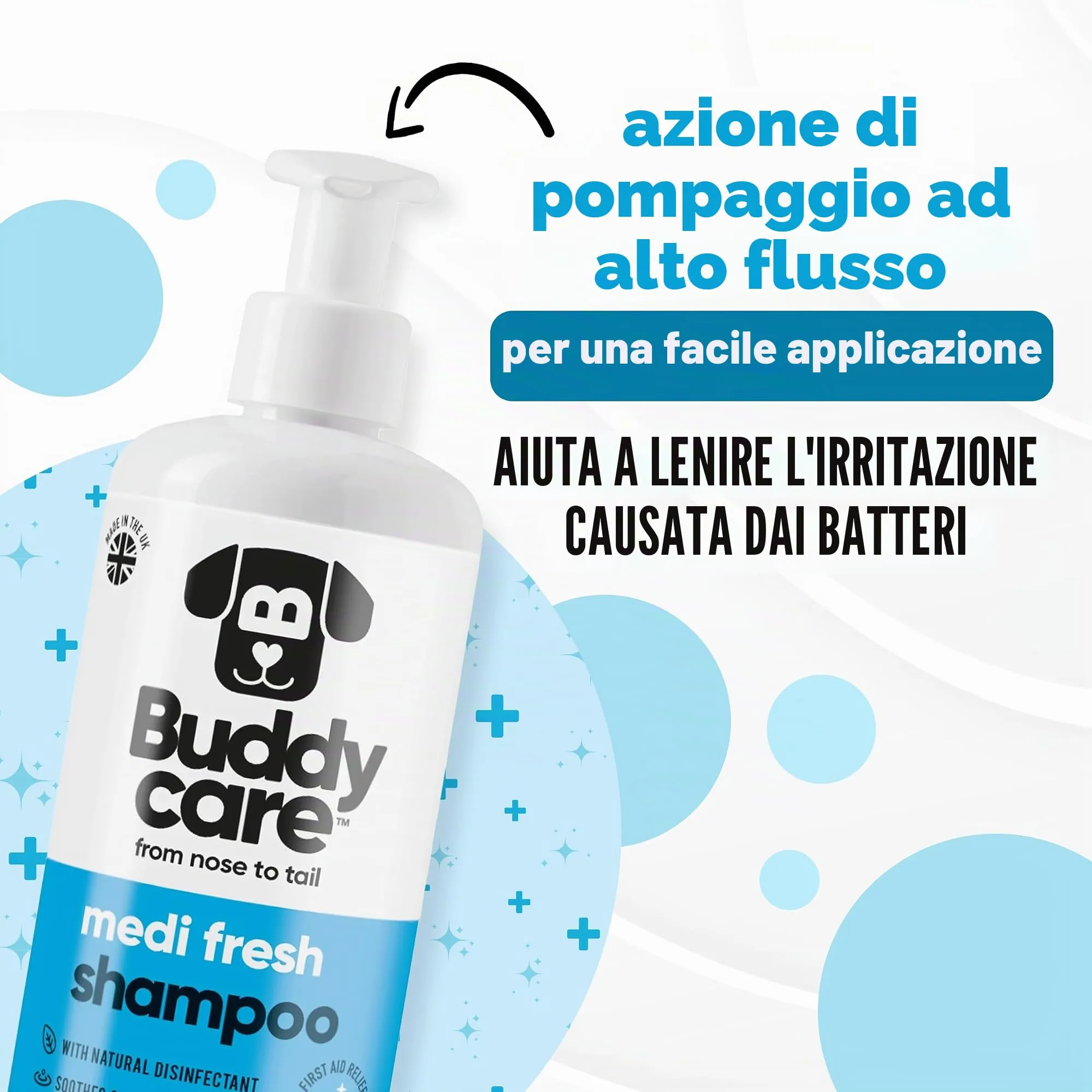 Buddycare Shampoo Medi Fresh per Cani, 500 ml - immagine 6
