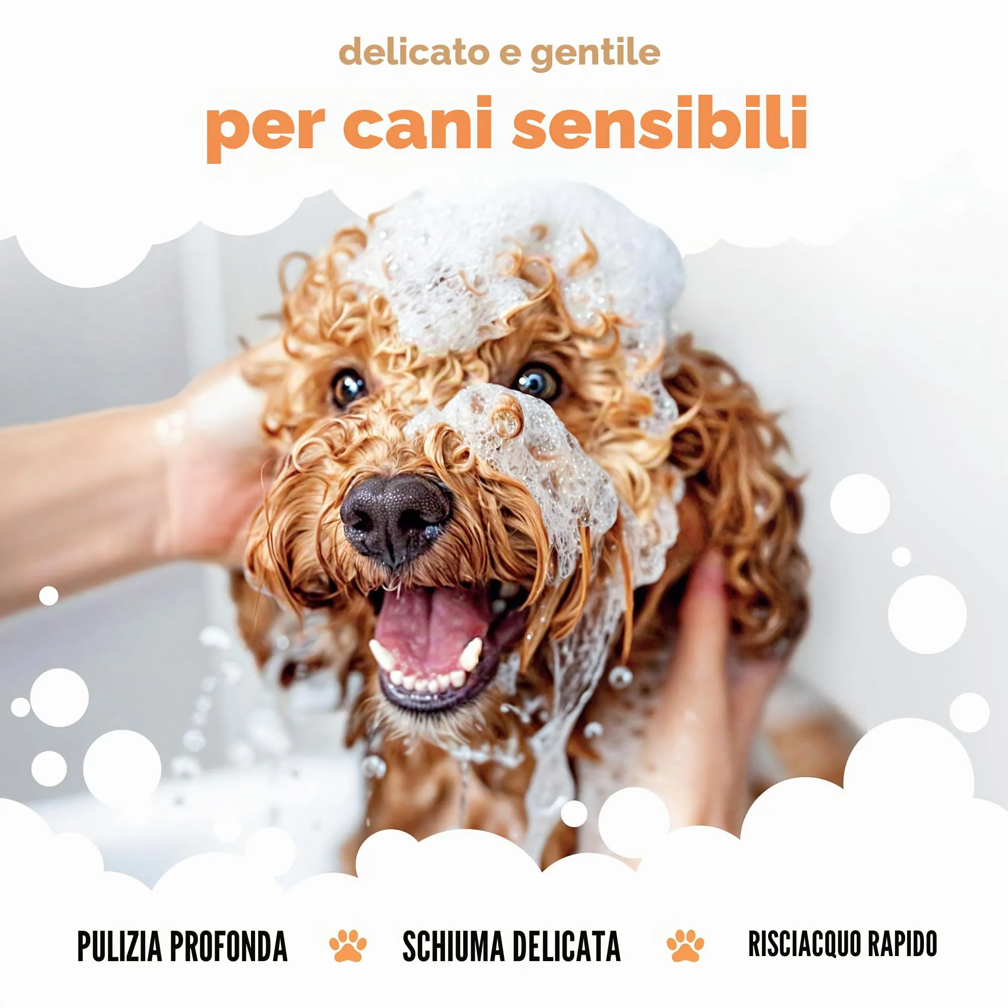 Buddycare Shampoo per cani Fox Poo, Formula vegana per pelli pruriginose e sensibili (500 ml) - immagine 4