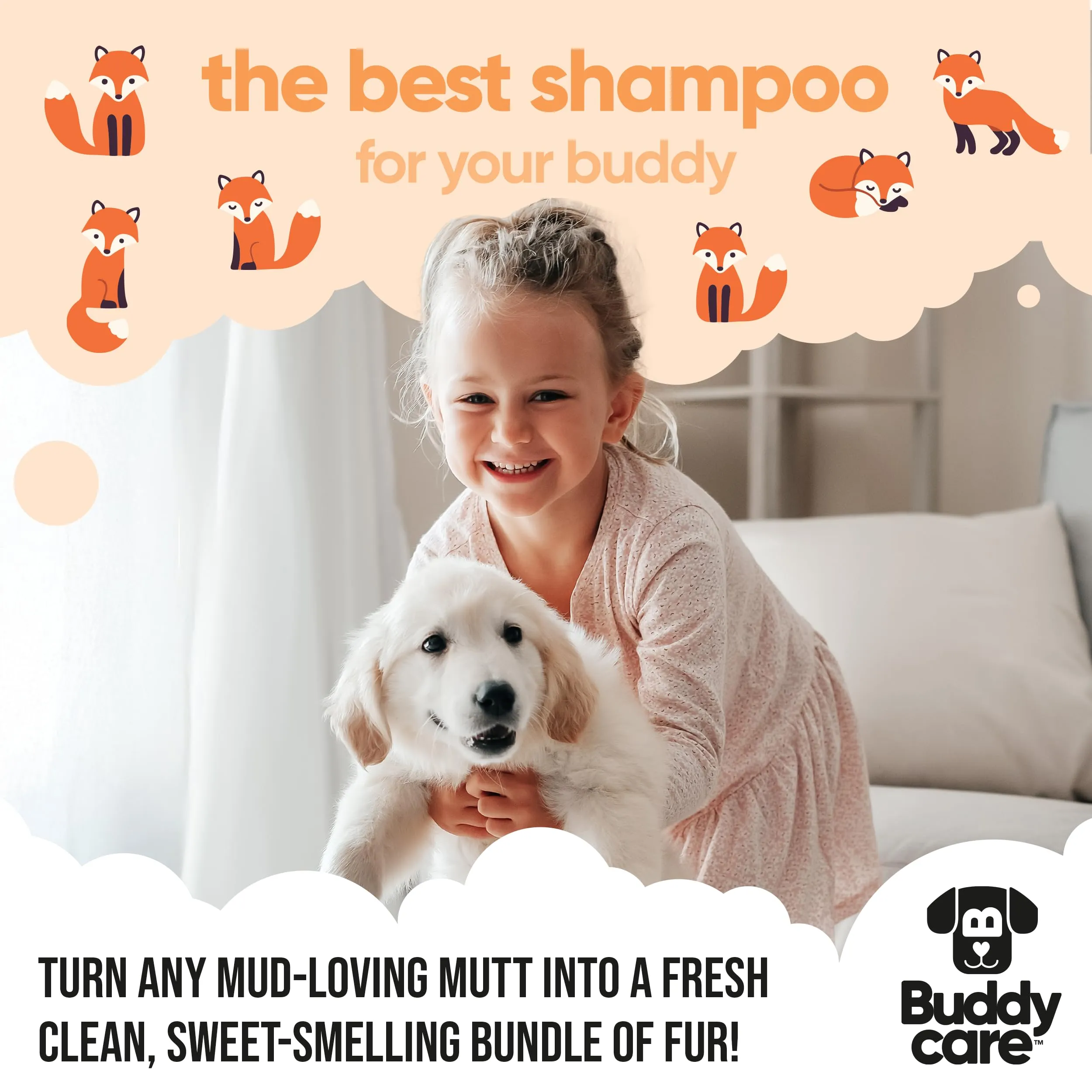 Buddycare Fox Poo Shampoo per cani, 5L - immagine 7