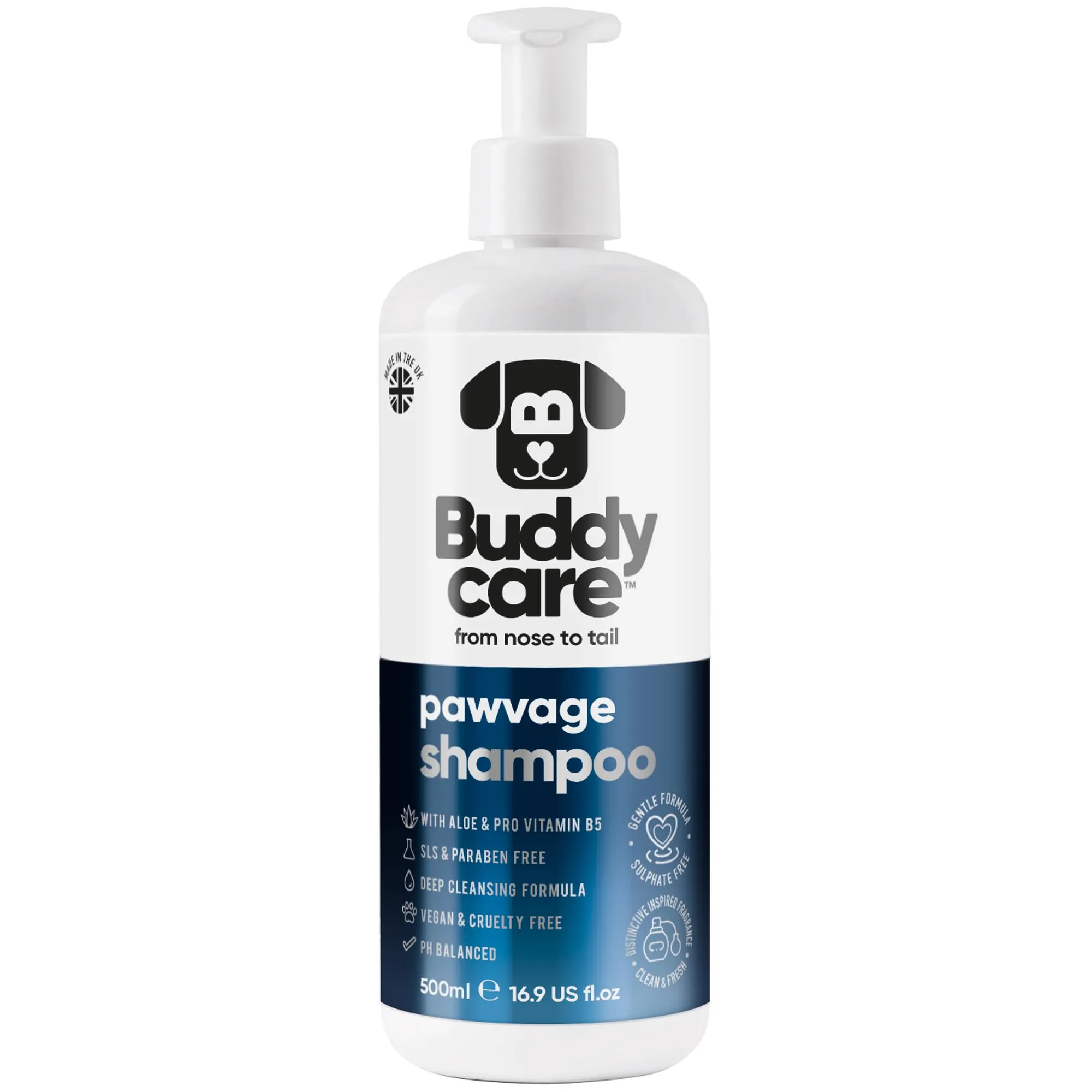 Buddycare Pawvage Shampoo per cani, 500 ml - immagine 1