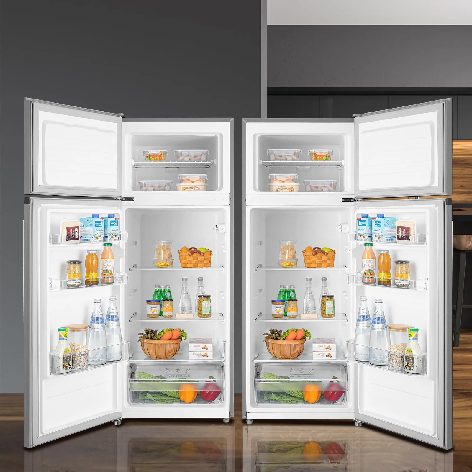 Midea Frigo Doppia Porta 204L Compressore Inverter MERT210FGE50 - immagine 7
