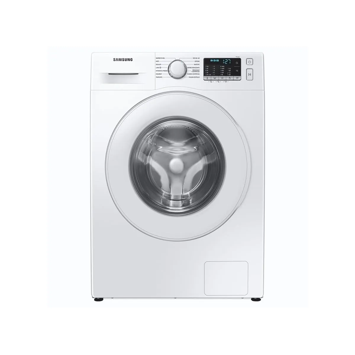 Samsung Crystal Clean WW90TA046TT/ET Lavatrice, 9 Kg, 1400 RPM, Ecobubble, Vapore, Carica Frontale - immagine 1