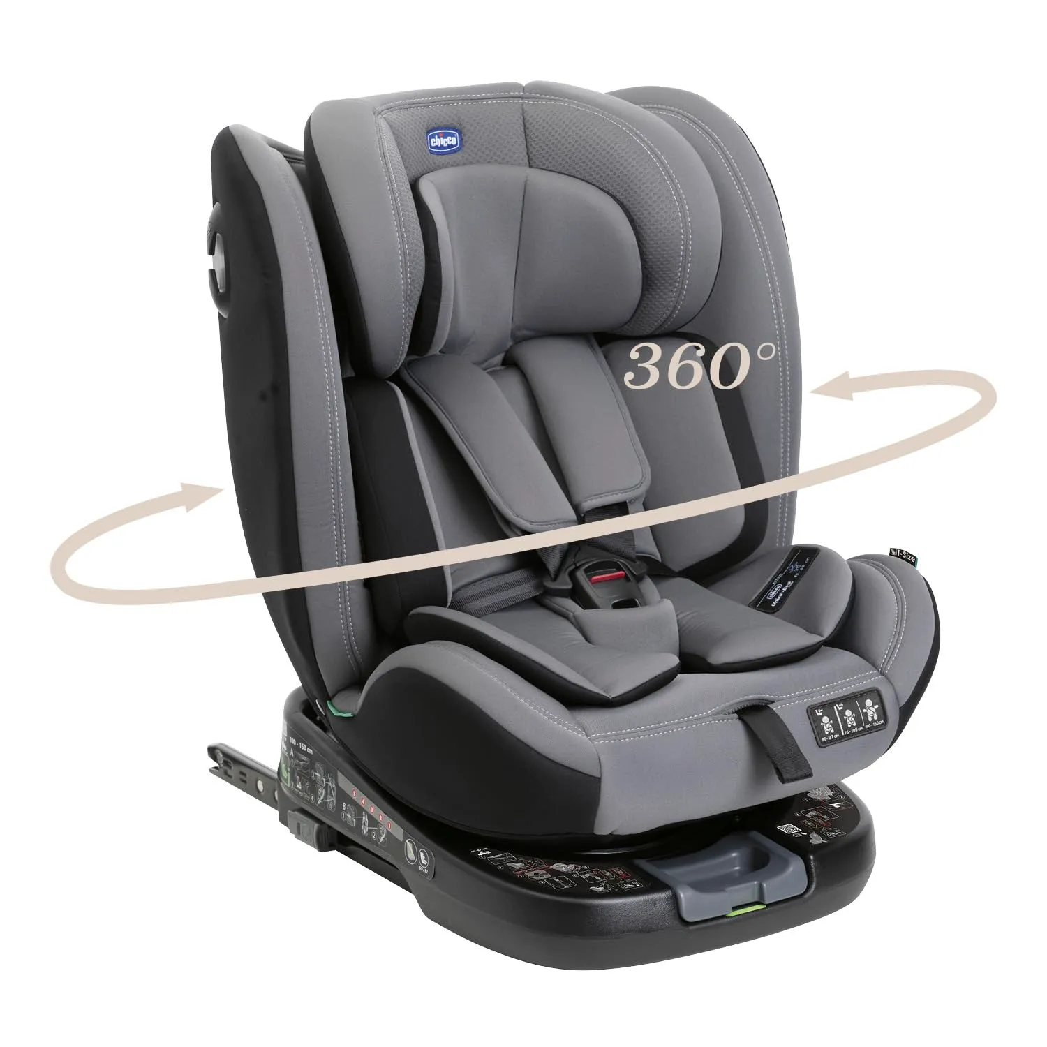 Chicco Unico Evo I-Size Seggiolino Auto 0-36 kg, ECE R129/03, Isofix Girevole a 360° e Reclinabile, Gruppo 0+/1/2/3 (0-12 anni) - immagine 1