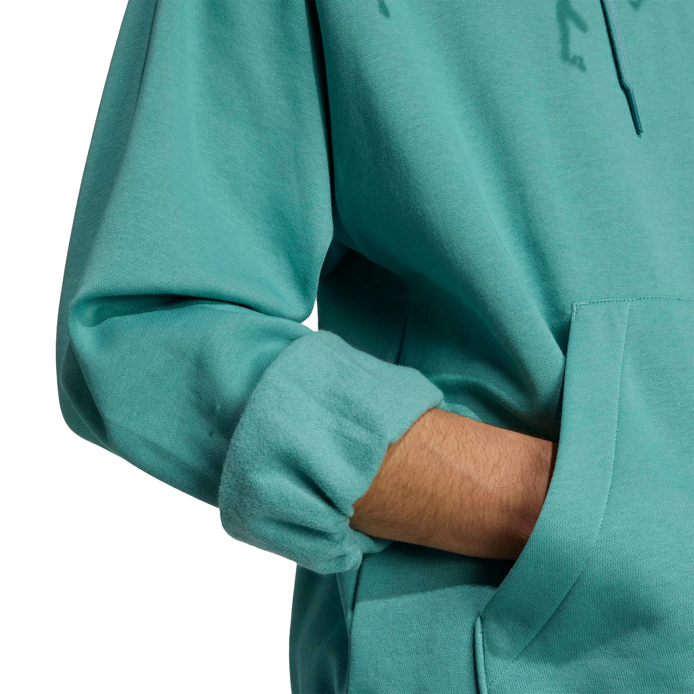 Adidas Essentials Feelcozy Fleece Hoodie - Preloved Teal, XS - immagine 5