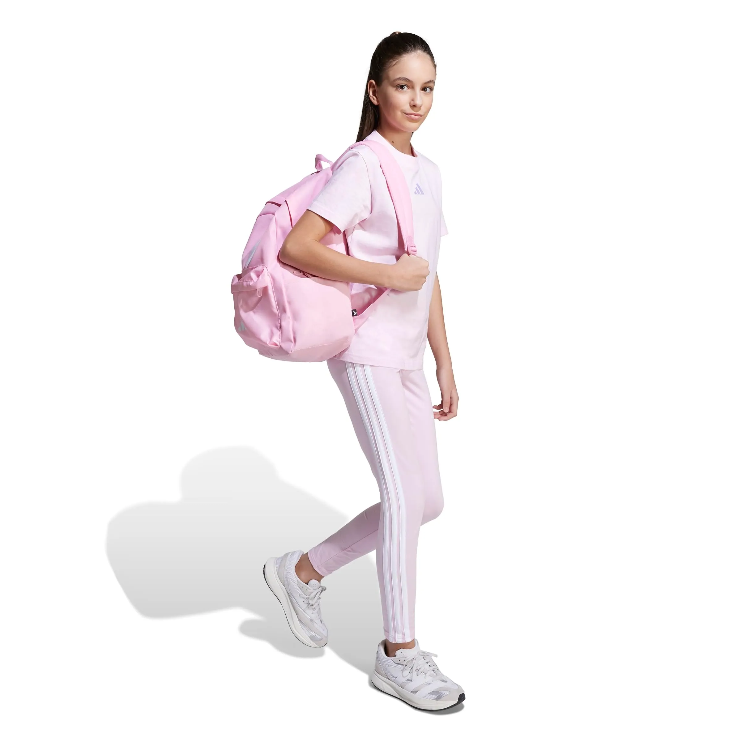 adidas Essentials Shirt - Clear Pink/White, 11-12 Years - immagine 7