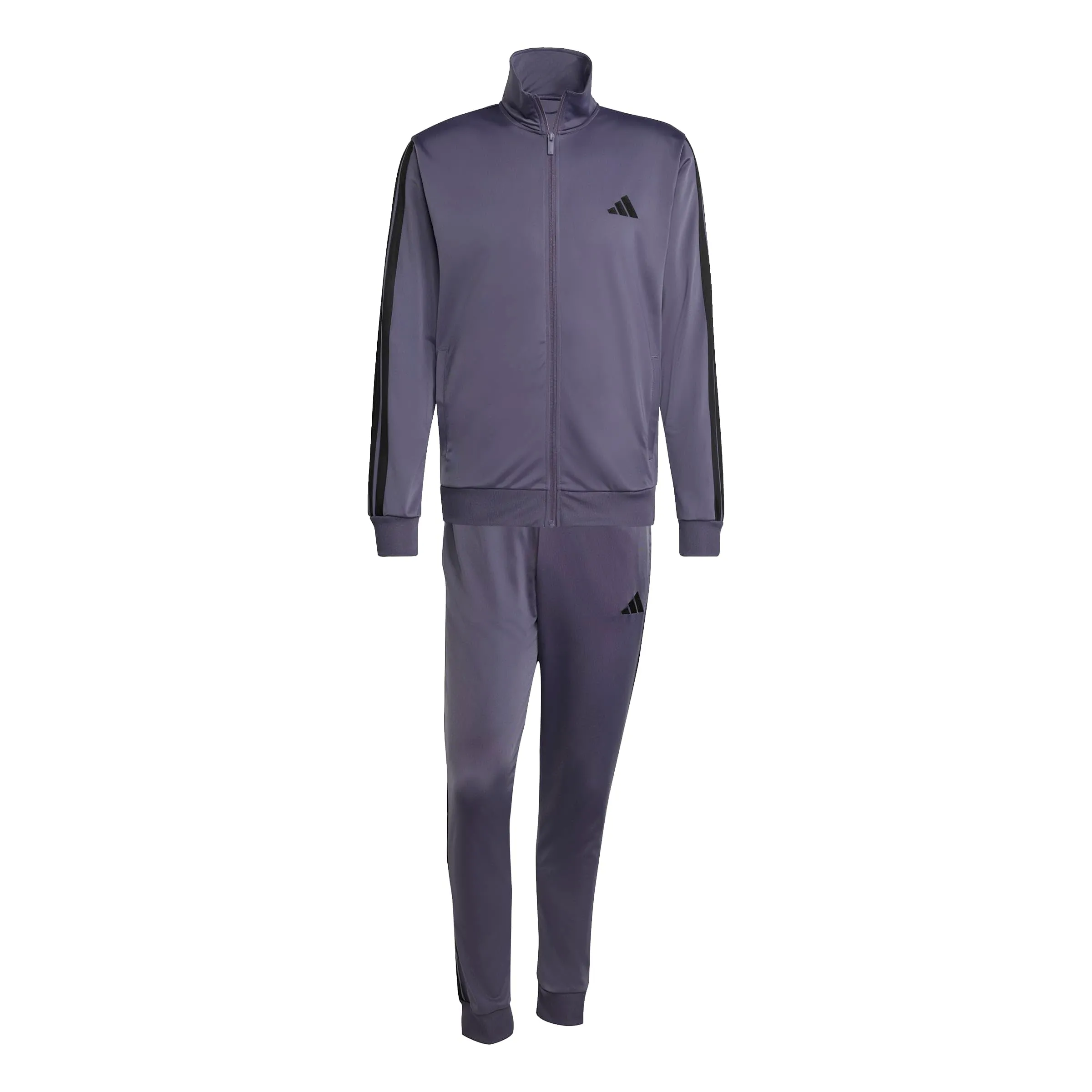 adidas Sportswear Basic 3 Stripes Tricot Tracksuit, Preloved Violet, L - immagine 1