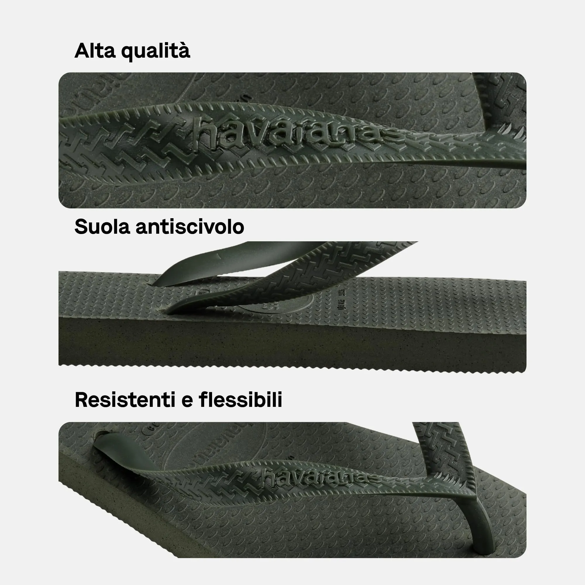 Havaianas Top Color Infradito Unisex Adulto Green Olive Green Olive 33/34 EU - immagine 6