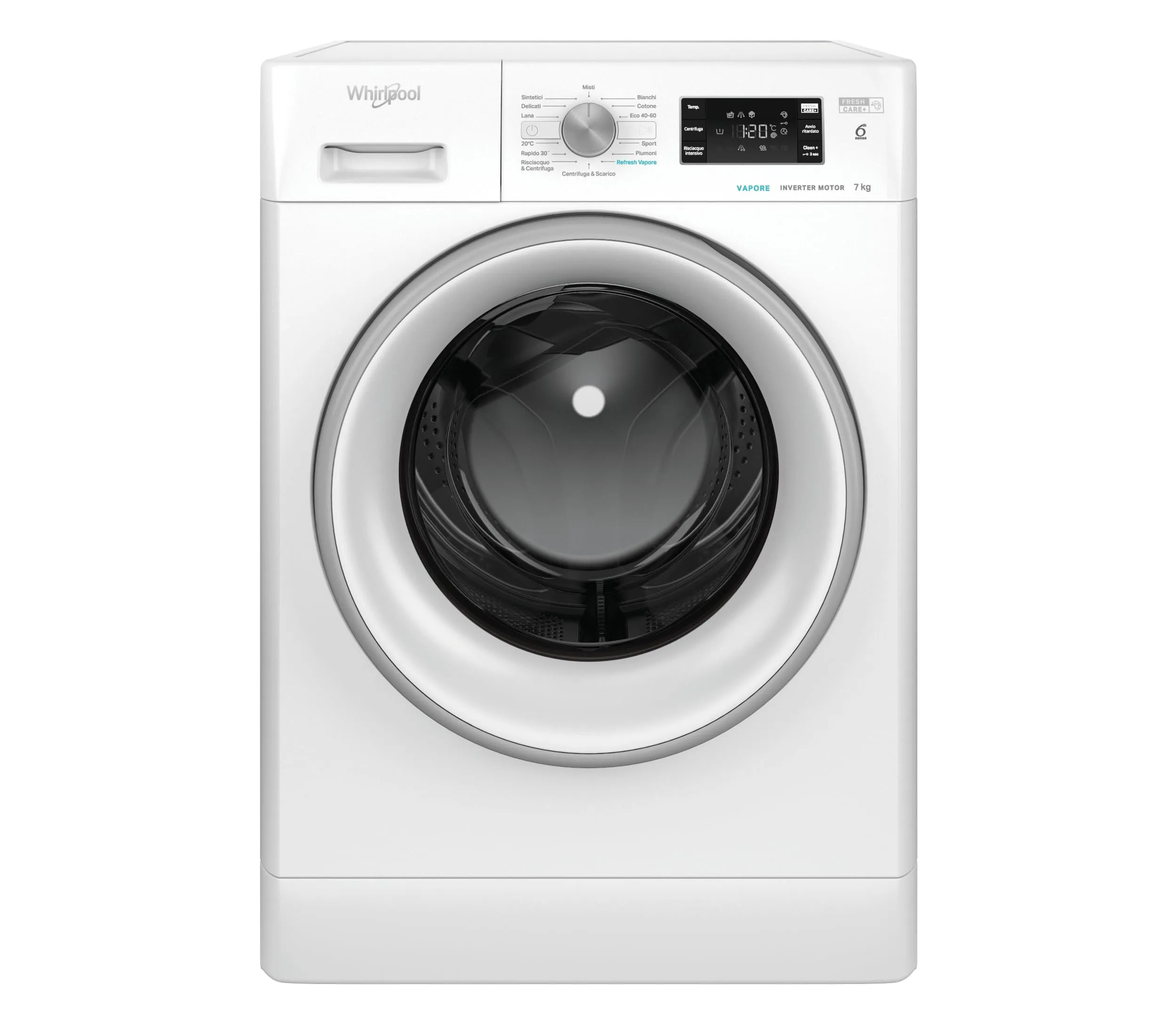 Whirlpool FFB 7469 SV IT Lavatrice Libera Installazione 7 kg, Classe A, 1400 giri, Tecnologia 6° Senso, FreshCare+ - immagine 1