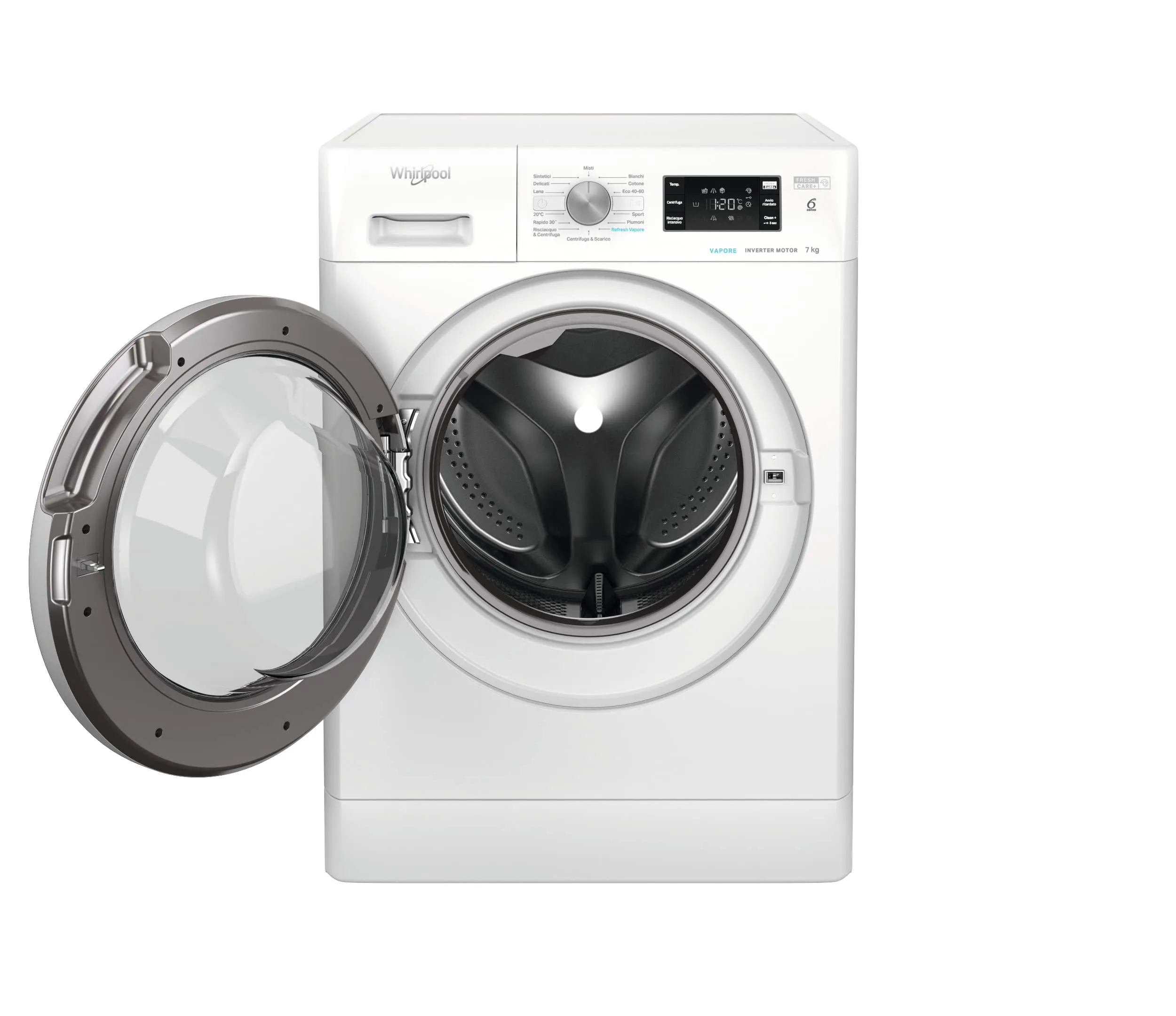 Whirlpool FFB 7469 SV IT Lavatrice Libera Installazione 7 kg, Classe A, 1400 giri, Tecnologia 6° Senso, FreshCare+ - immagine 2
