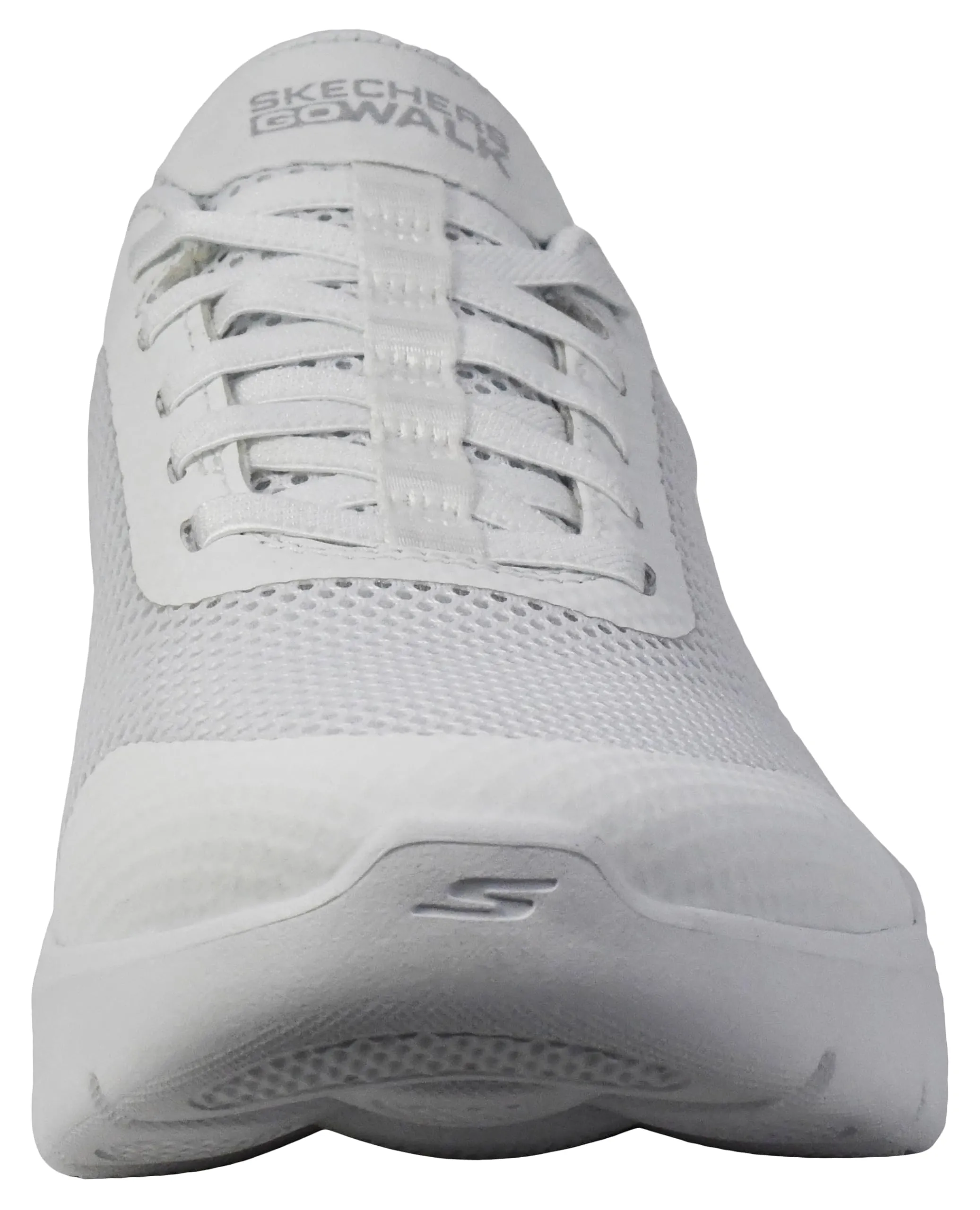 Skechers Women's Low-Top Sneakers, Bianco, 7.5 Wide, Slip-ins, Air-Cooled Memory Foam, Ultra Go - immagine 3