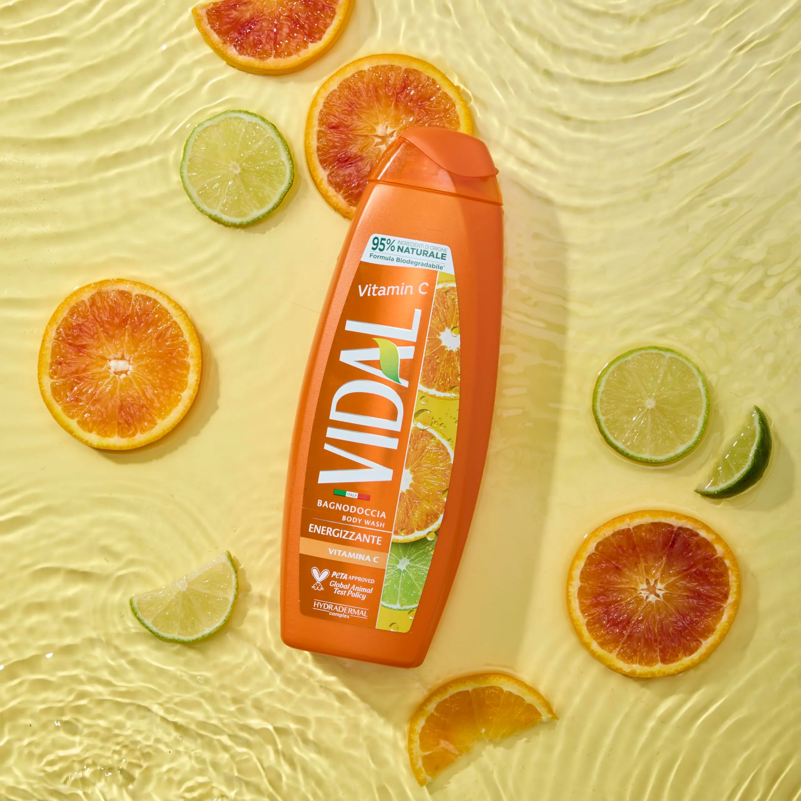 Vidal Docciaschiuma Vitamina C, Arancia e Lime, 250ml - immagine 2