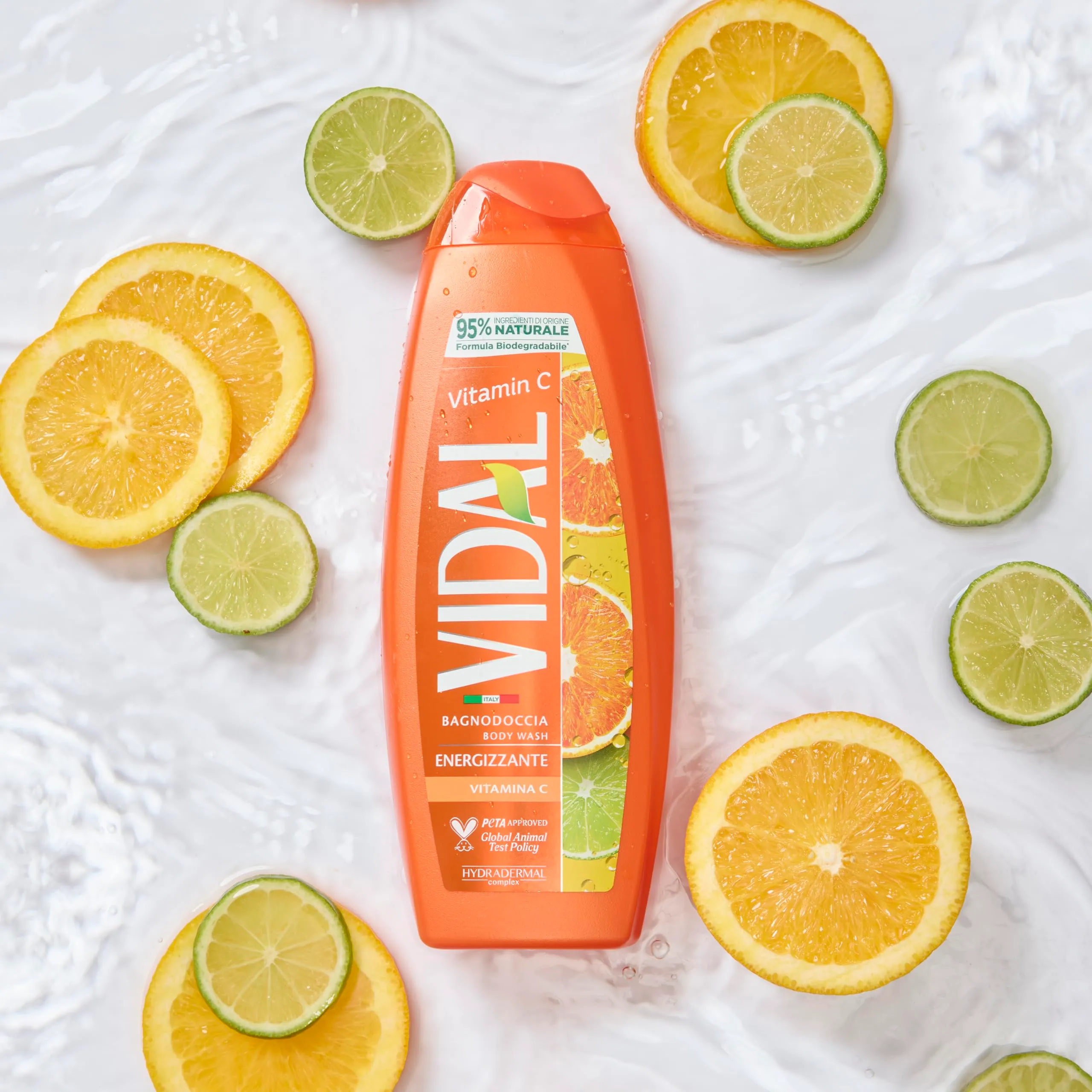 Vidal Docciaschiuma Vitamina C, Arancia e Lime, 250ml - immagine 7