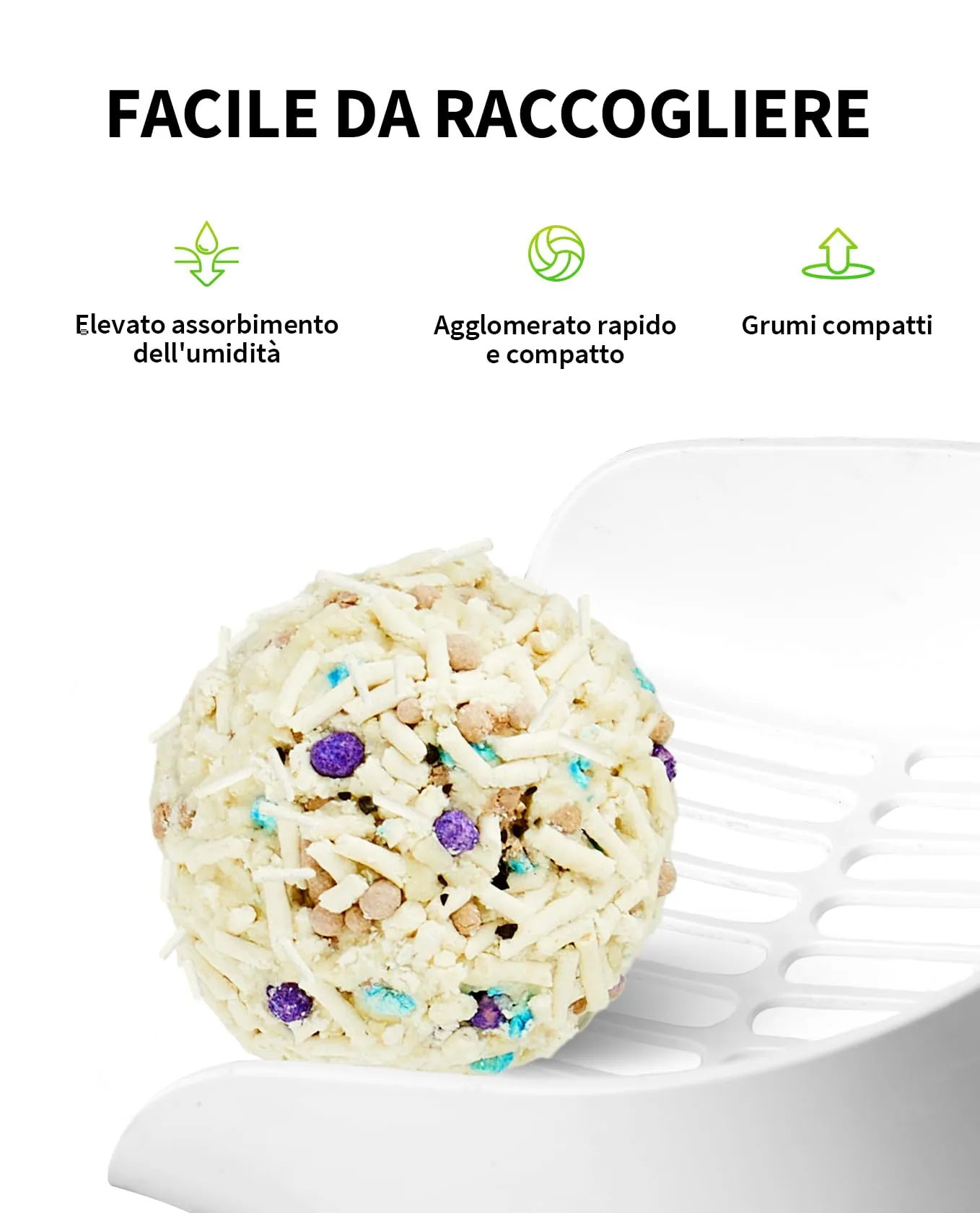 PETKIT Lettiera per Gatti Mista Tofu e Bentonite Agglomerante, 14.4kg (2.4kg x 6) - immagine 4
