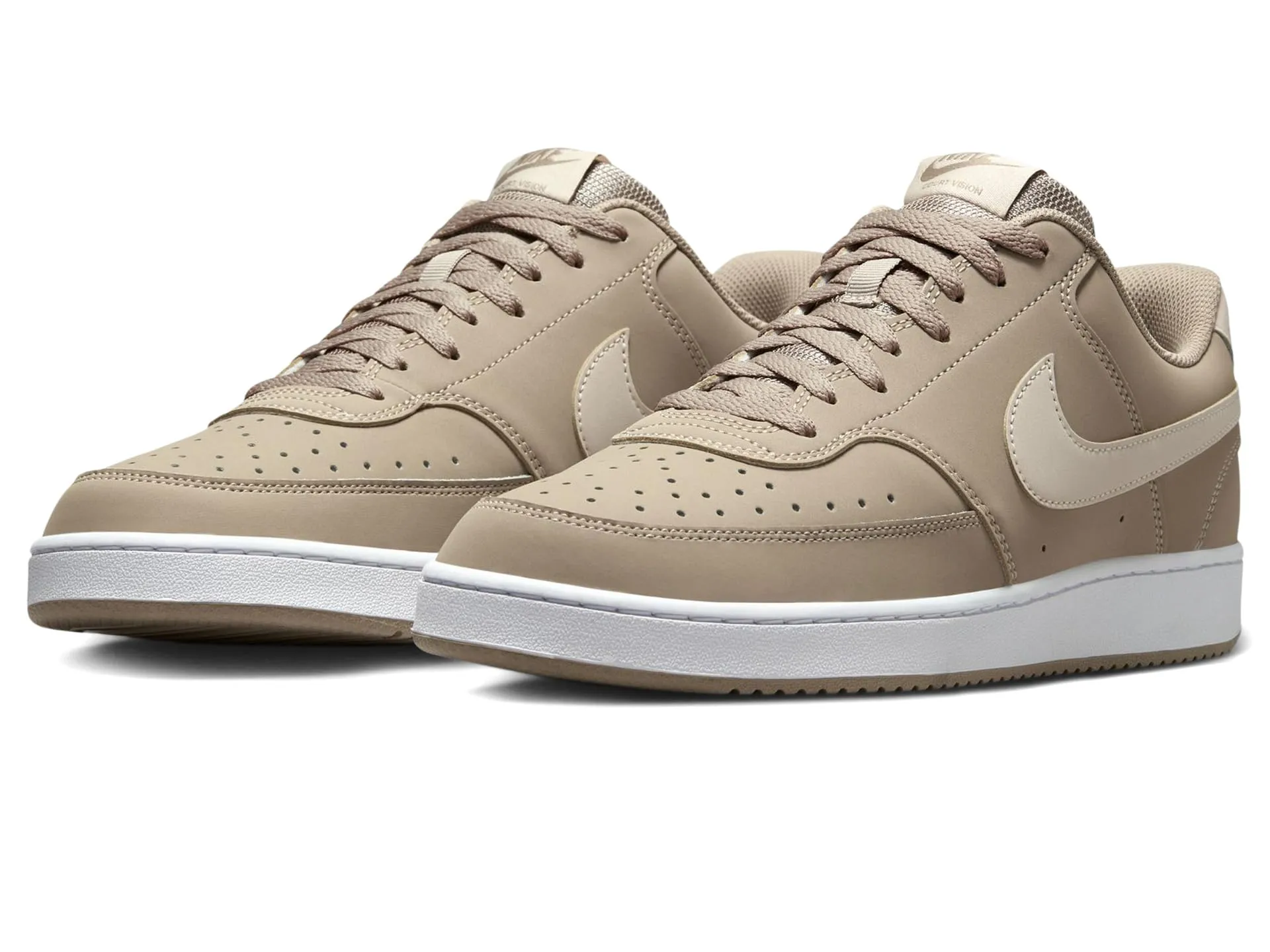 Nike Court Vision Low Men's Shoes - Cachi Sanddrift White - 44.5 EU - immagine 2