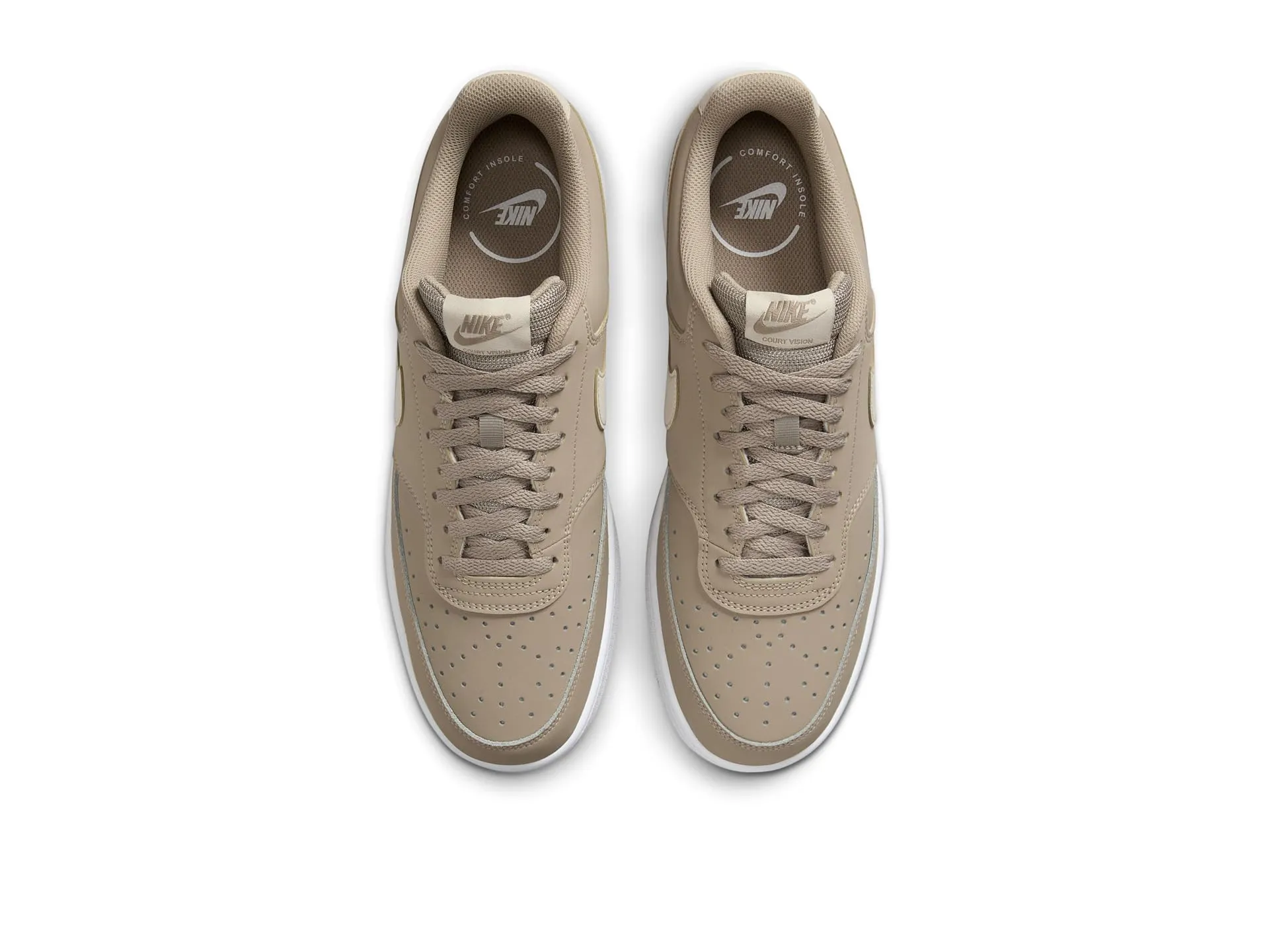 Nike Court Vision Low Men's Shoes - Cachi Sanddrift White - 44.5 EU - immagine 3