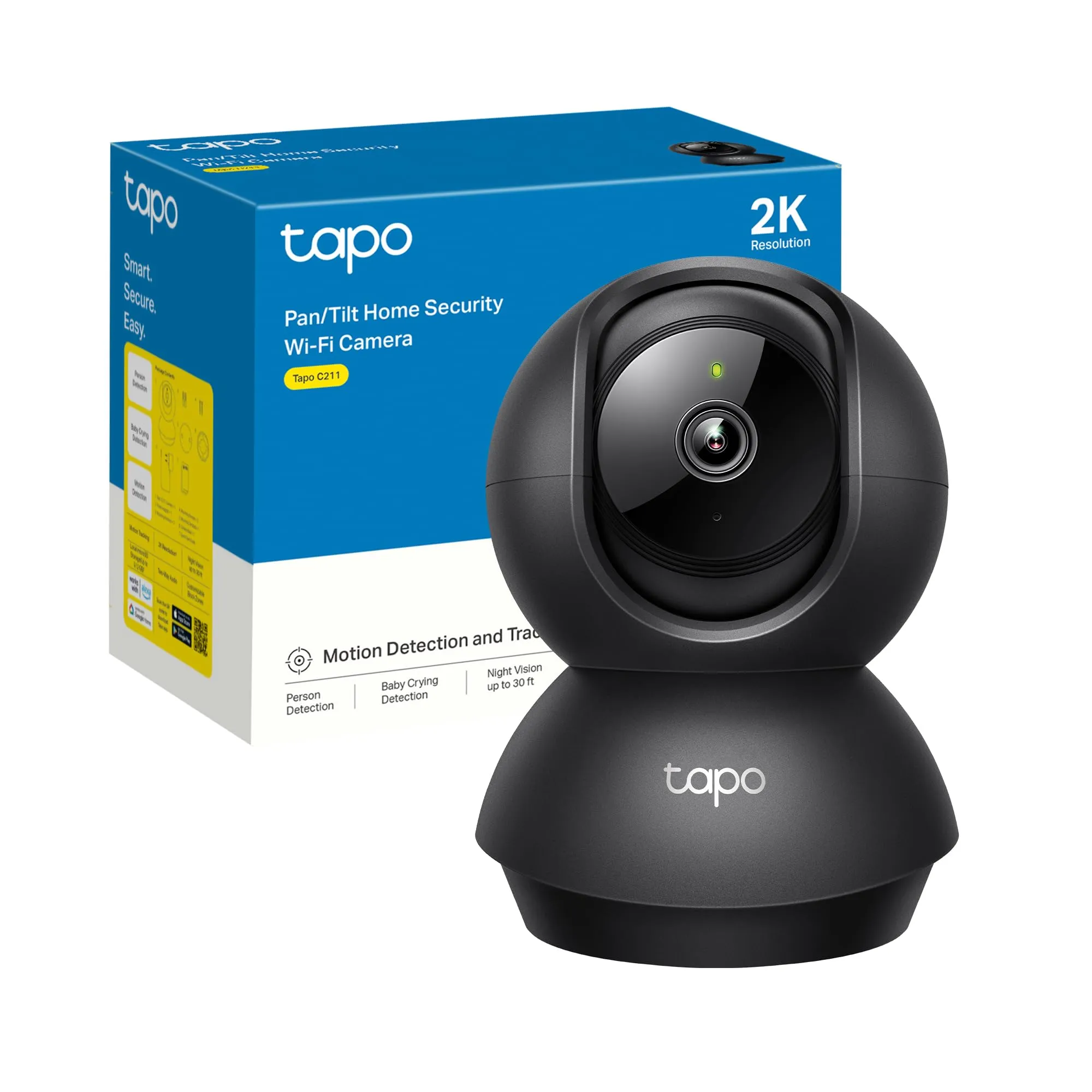 Tapo C211 2K 3MP WiFi Indoor Security Camera Alexa - immagine 1