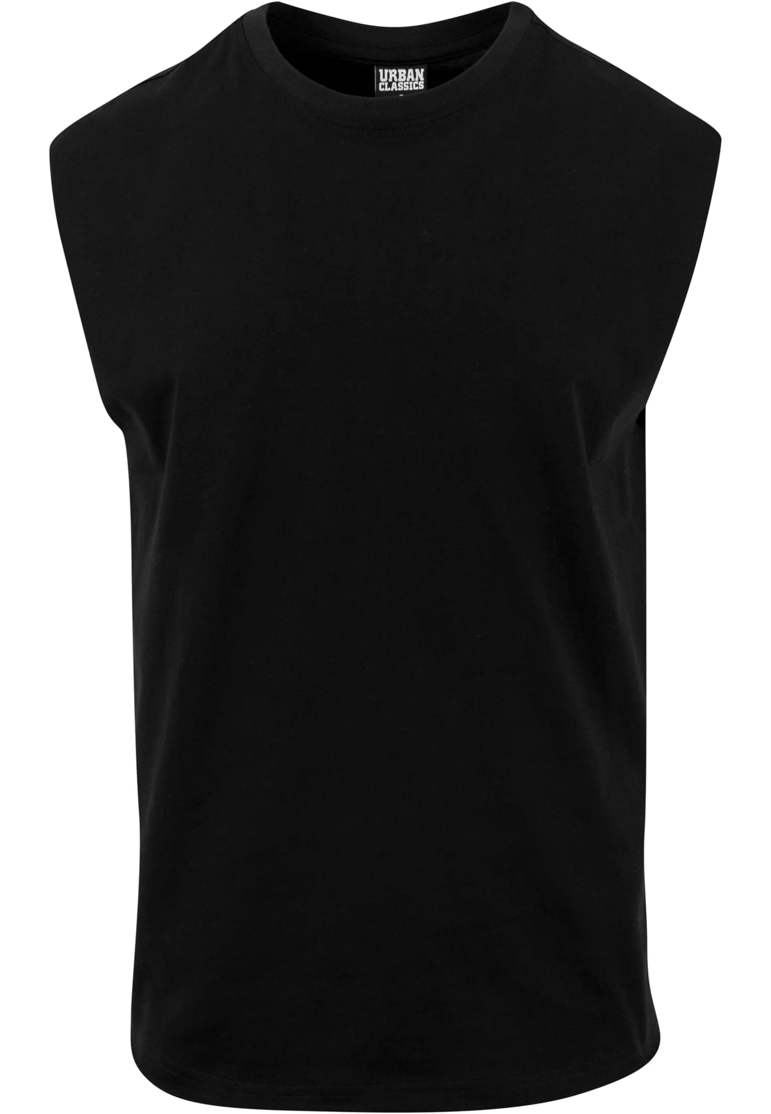 Urban Classics Open Edge Sleeveless Tee, Nero, 4XL - immagine 1