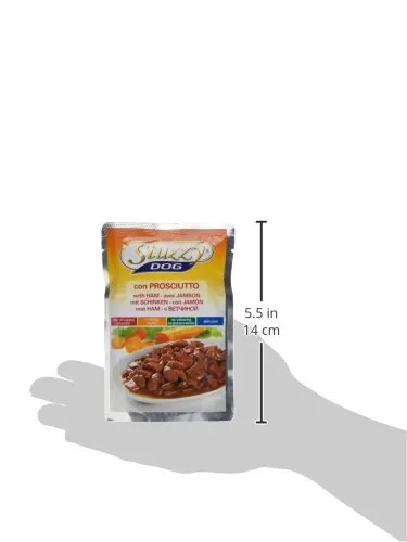Stuzzy Cibo Umido per Cani Adulti al Prosciutto, Bocconcini (24 Buste da 100g) - immagine 3