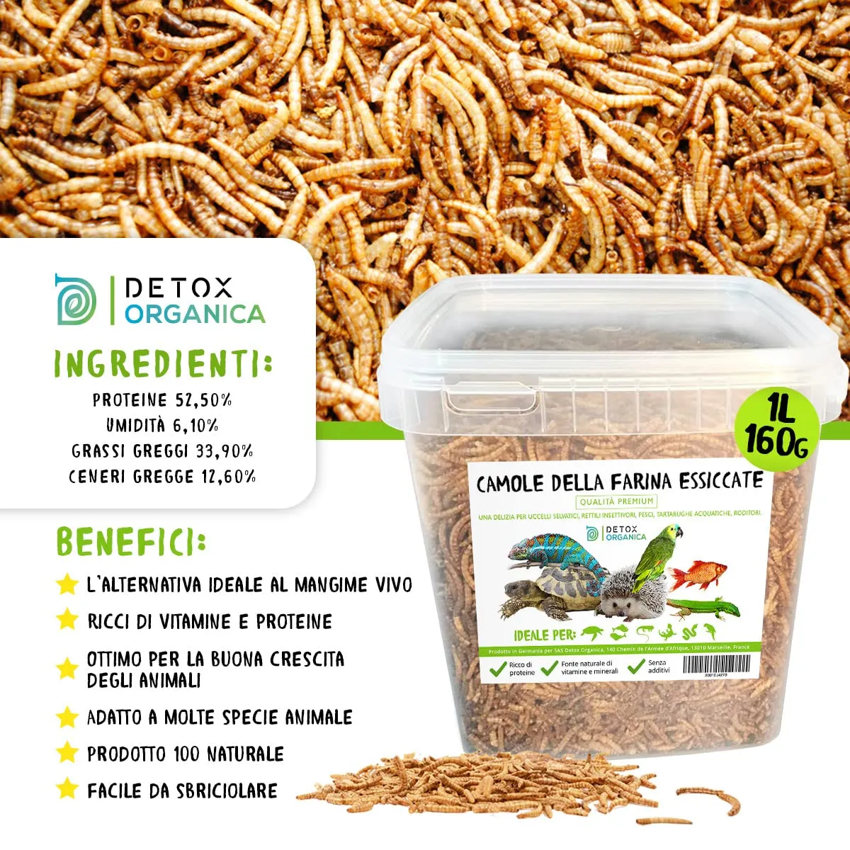 Detox Organica Camole della Farina Essiccate 160g - immagine 7