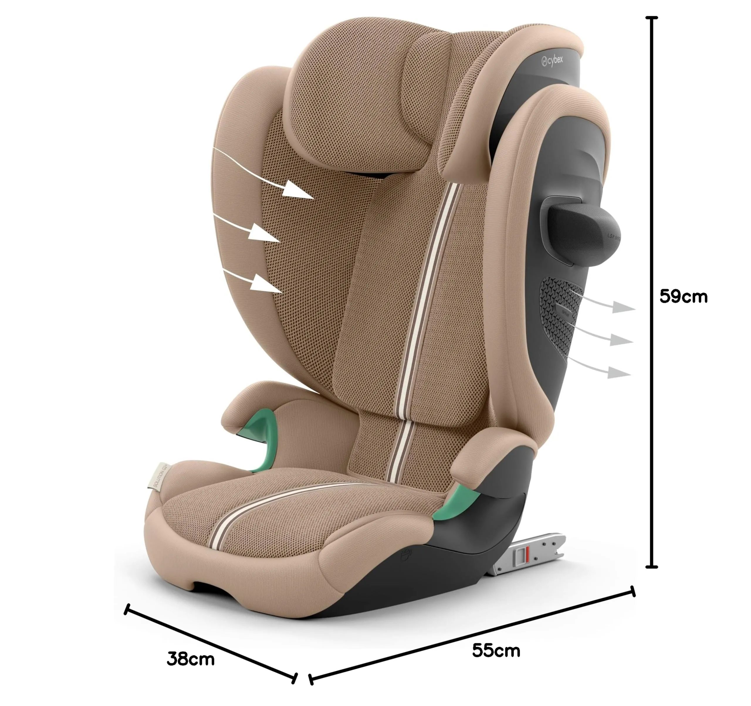 Cybex Solution G2 Plus Almond Beige - immagine 10