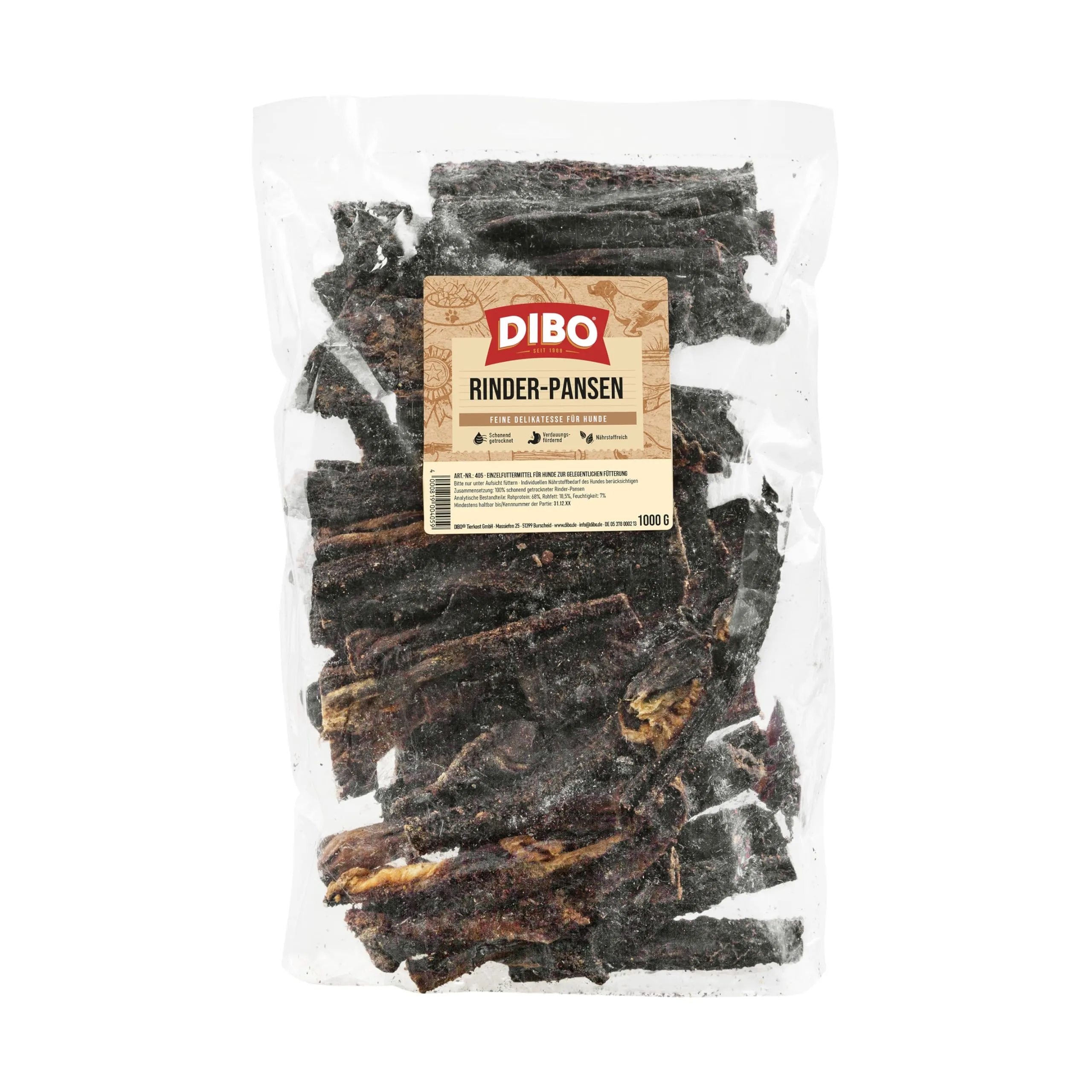 DIBO Pane di manzo per cani, 1000 g - immagine 2