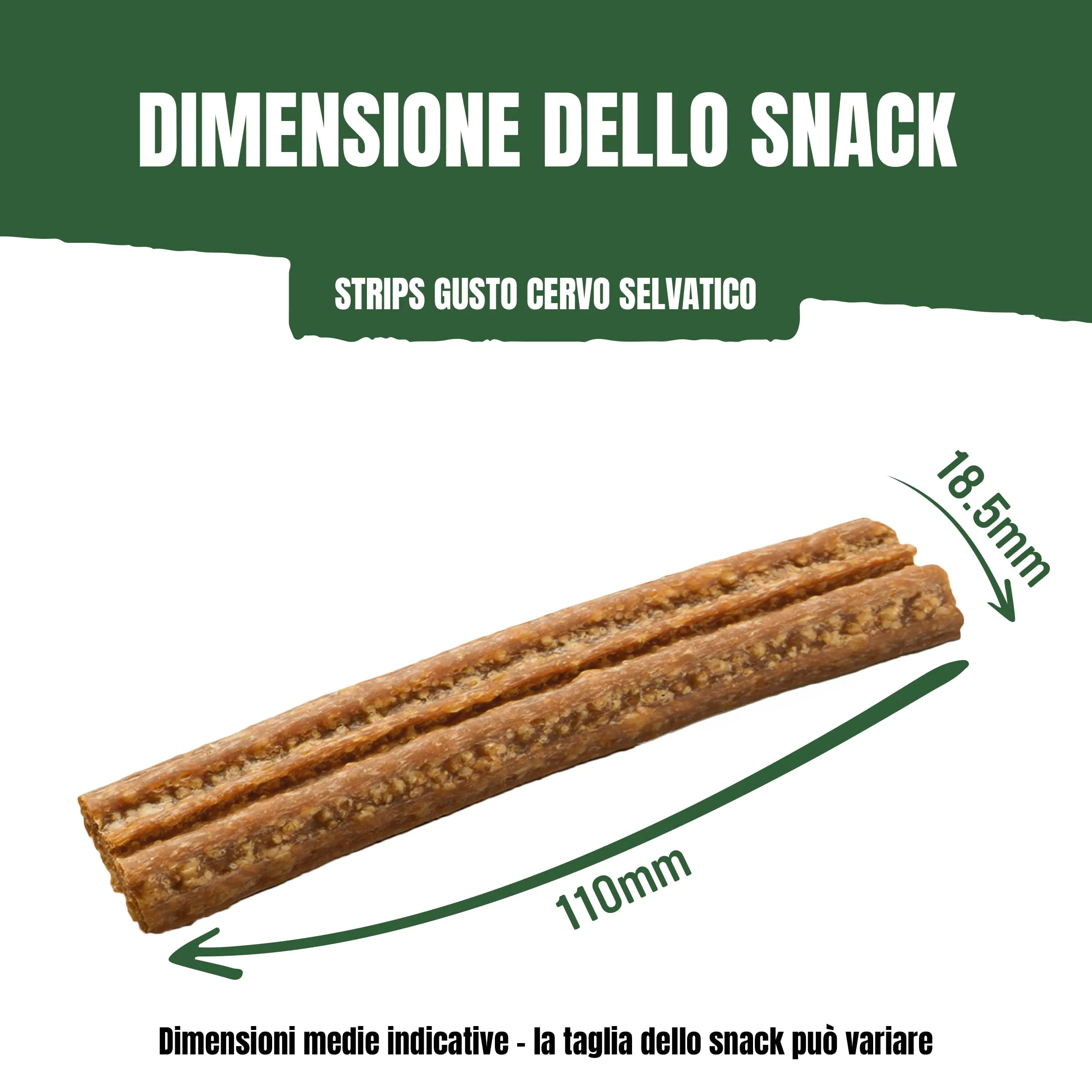 Purina Adventuros Snack per Cani Adulti Strips con Cervo, 6 x 90g - immagine 5