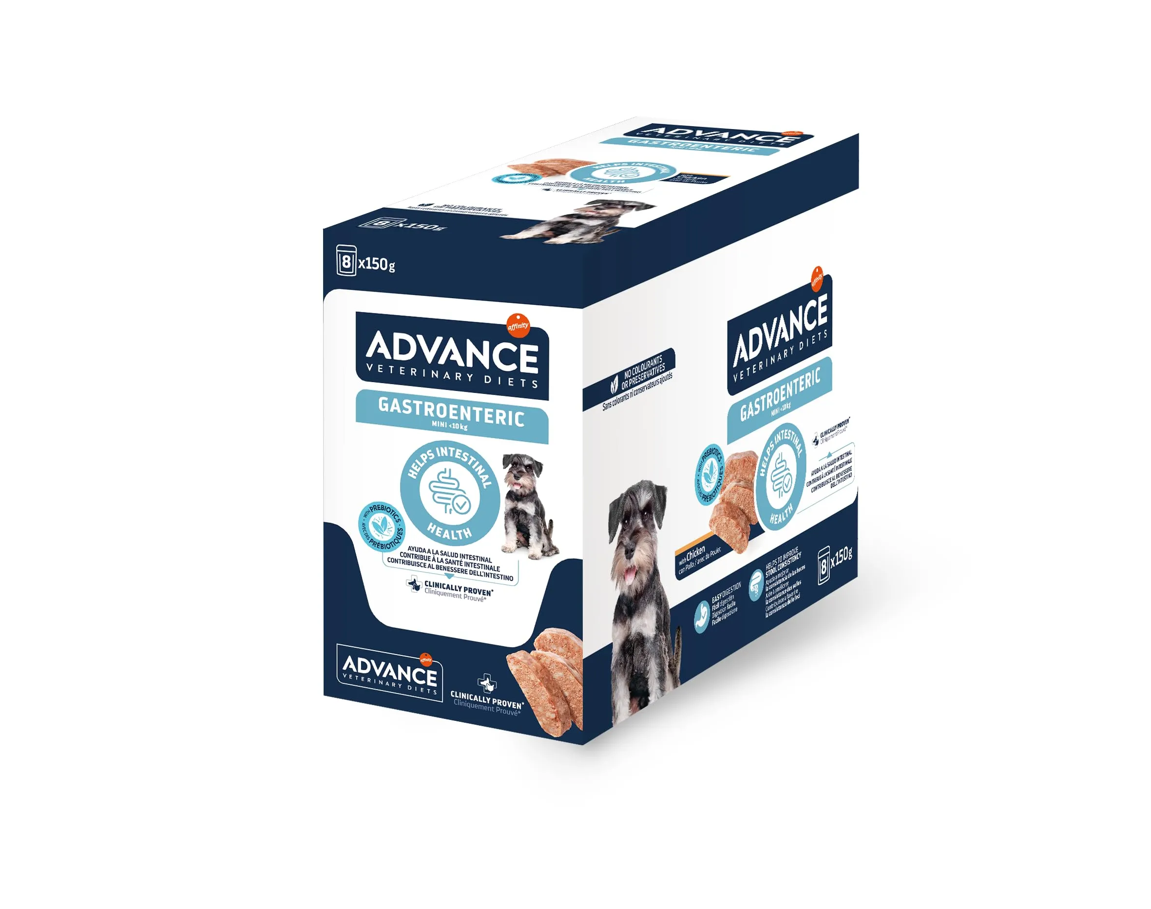 Advance Veterinary Diets Gastroenteric Cibo Umido per Cani, Multipack 8 x 150g - immagine 1
