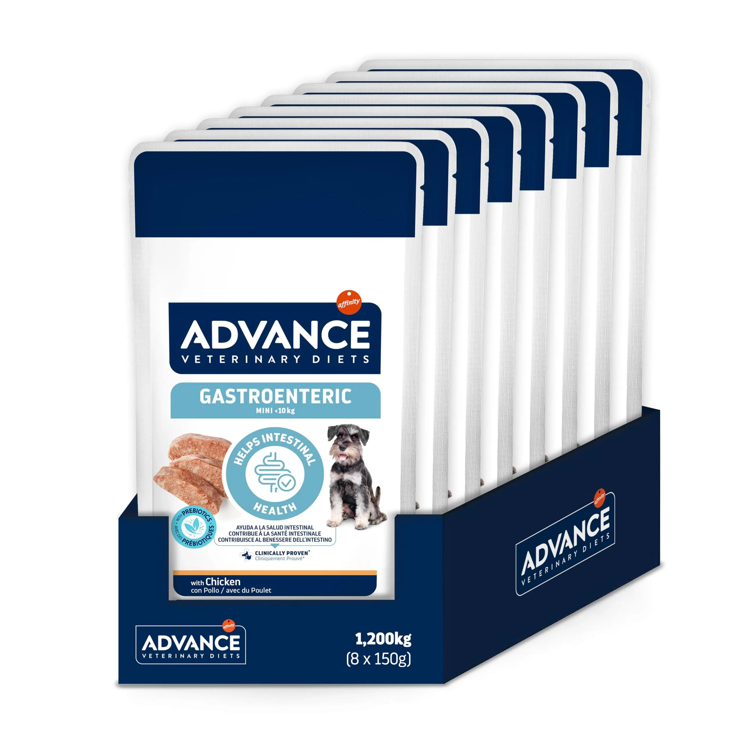 Advance Veterinary Diets Gastroenteric Cibo Umido per Cani, Multipack 8 x 150g - immagine 2