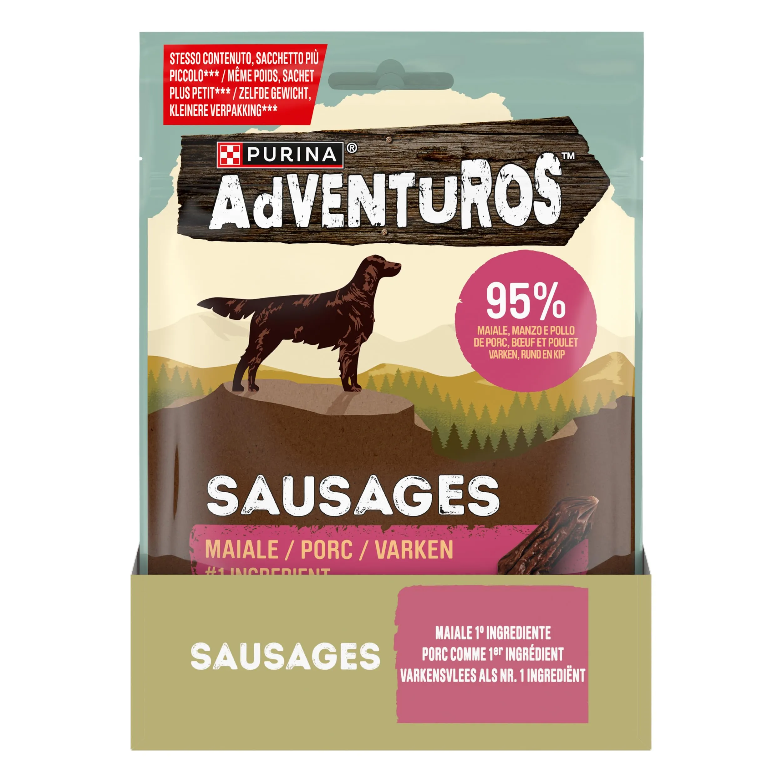 Purina Adventuros High Meat Sausages Maiale, 8 x 70g - immagine 3