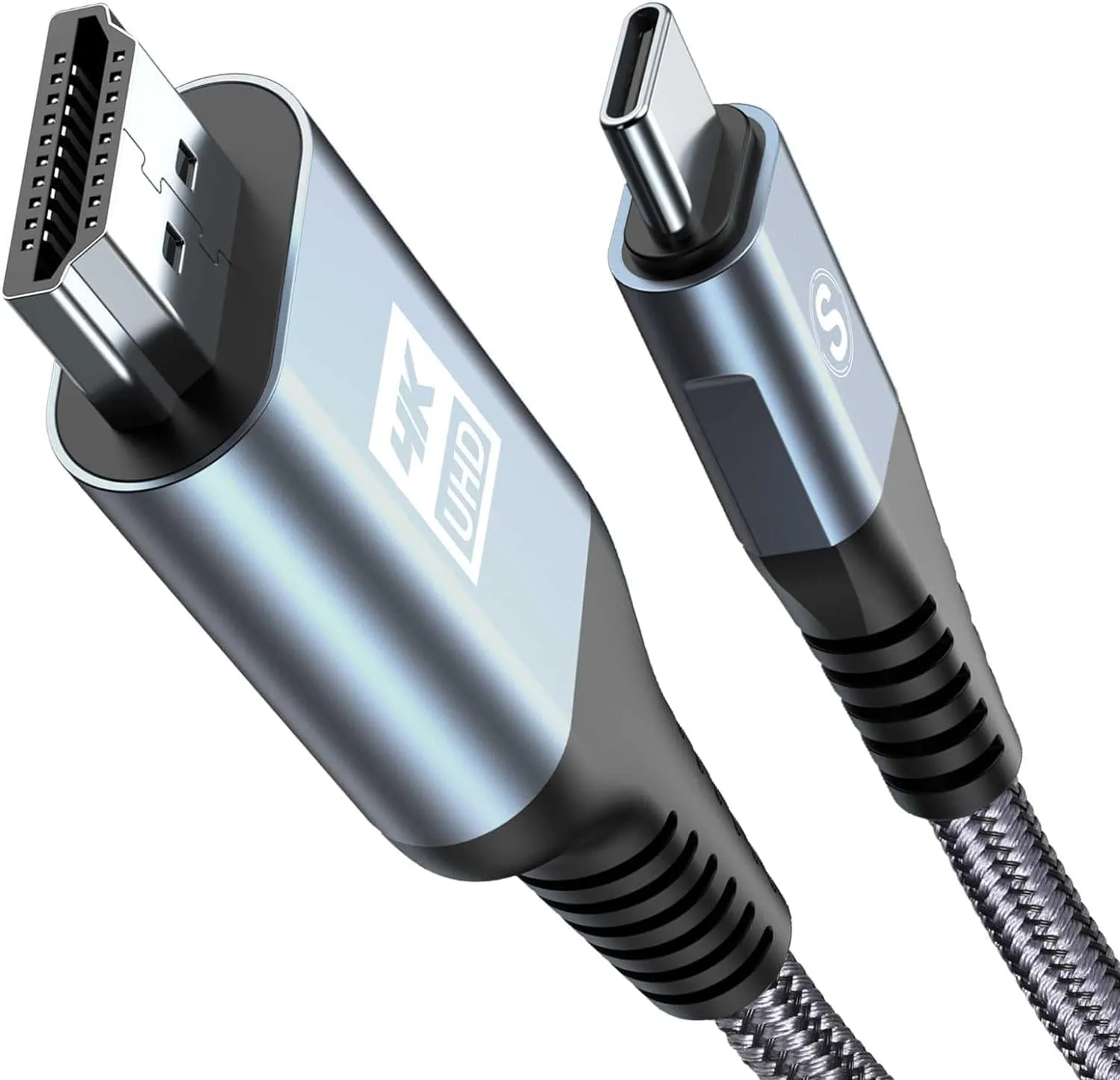 AviBrex Cavo USB C a HDMI 4K 0.5m per Thunderbolt 4 3, iPhone 17 16 15 Pro Max, MacBook Pro/Air, iMac, Mac, iPad Pro/Air, Samsung S26 S25 S24 S23 S22 S21 S20 - immagine 1