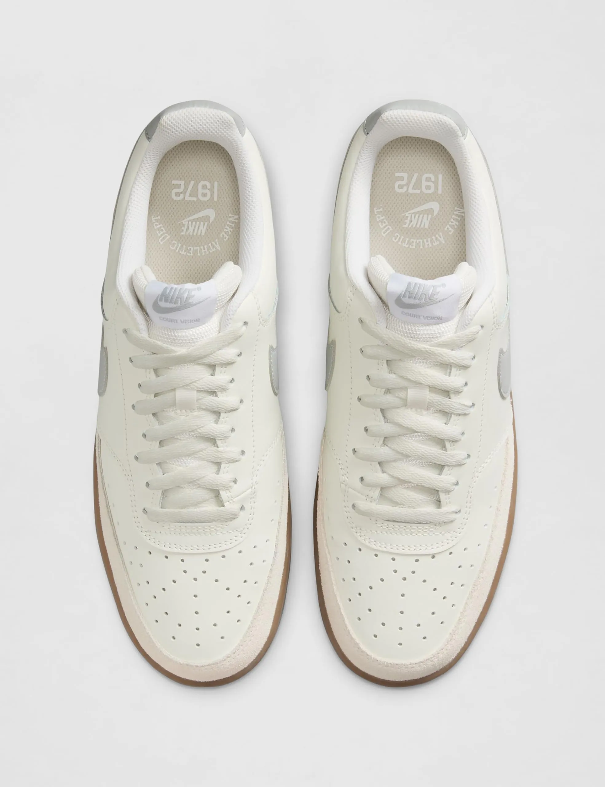 Nike Court Vision Lo HV2530-100 Sail/Lt Smoke Grey/Lt Orewood Brn/White EU 40 - immagine 5