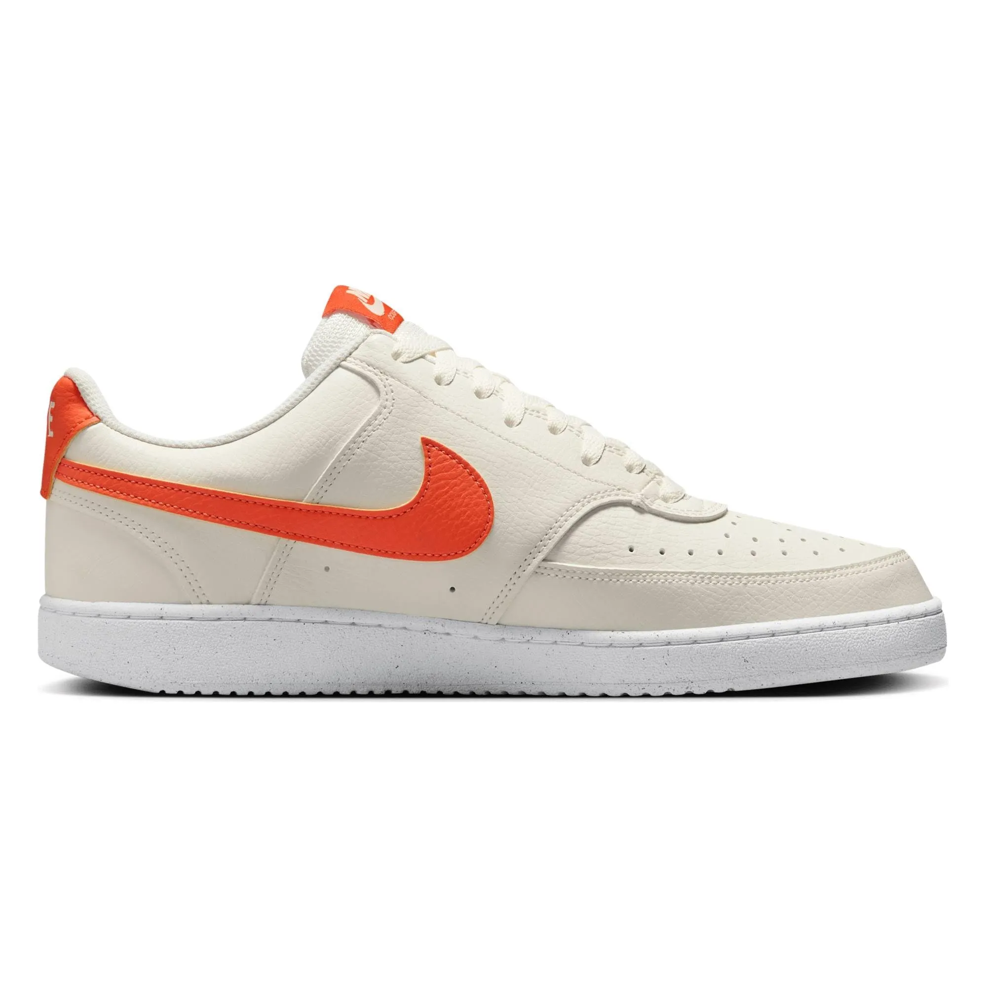 Nike Court Vision Low Next Nature DH2987-115 Sail/White/Safety Orange Taglia 44 EU - immagine 4