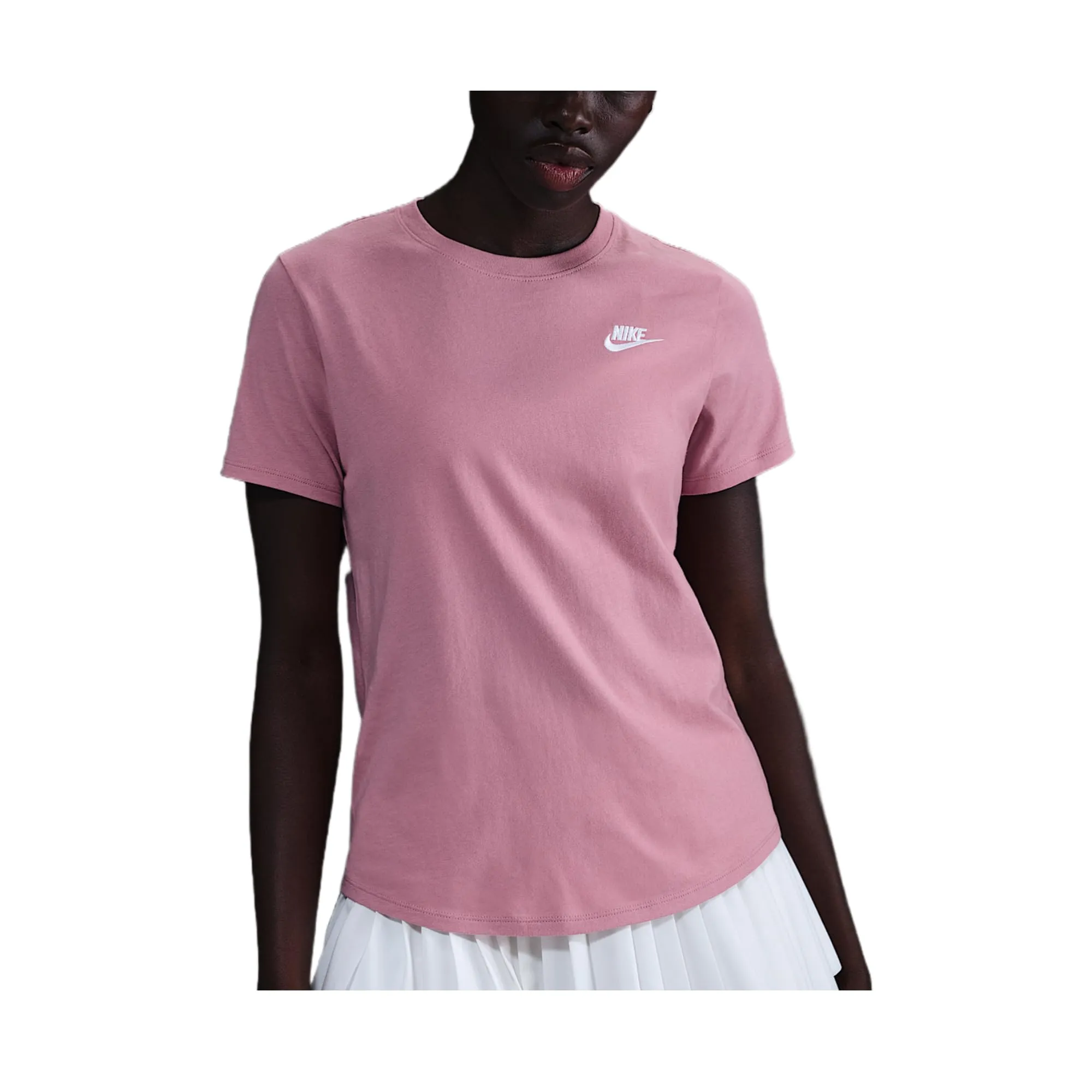 Nike Club T-Shirt Donna Elemental Pink XS DX7902 - immagine 1