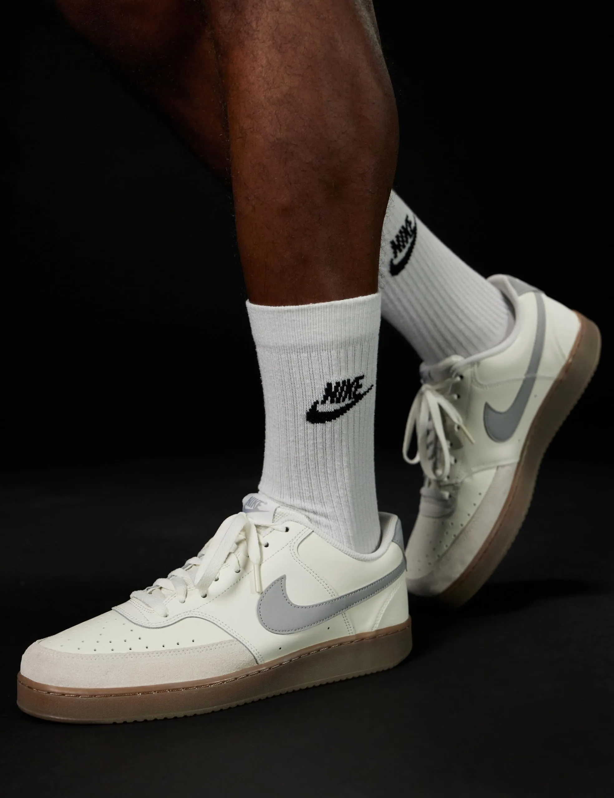 Nike Court Vision Lo HV2530-100, Sail/Lt Smoke Grey/Lt Orewood Brn/White, EU 43 - immagine 3