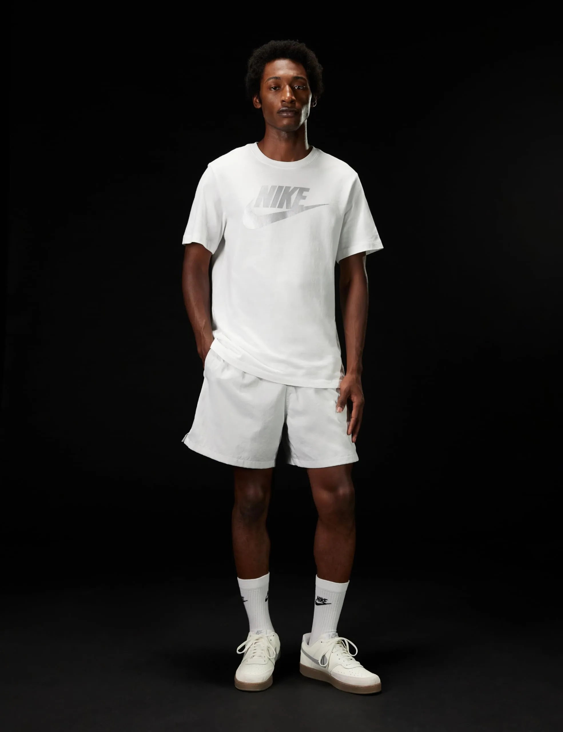 Nike Court Vision Lo HV2530-100, Sail/LT Smoke Grey-LT Orewood BRN-White, EU 44 - immagine 2